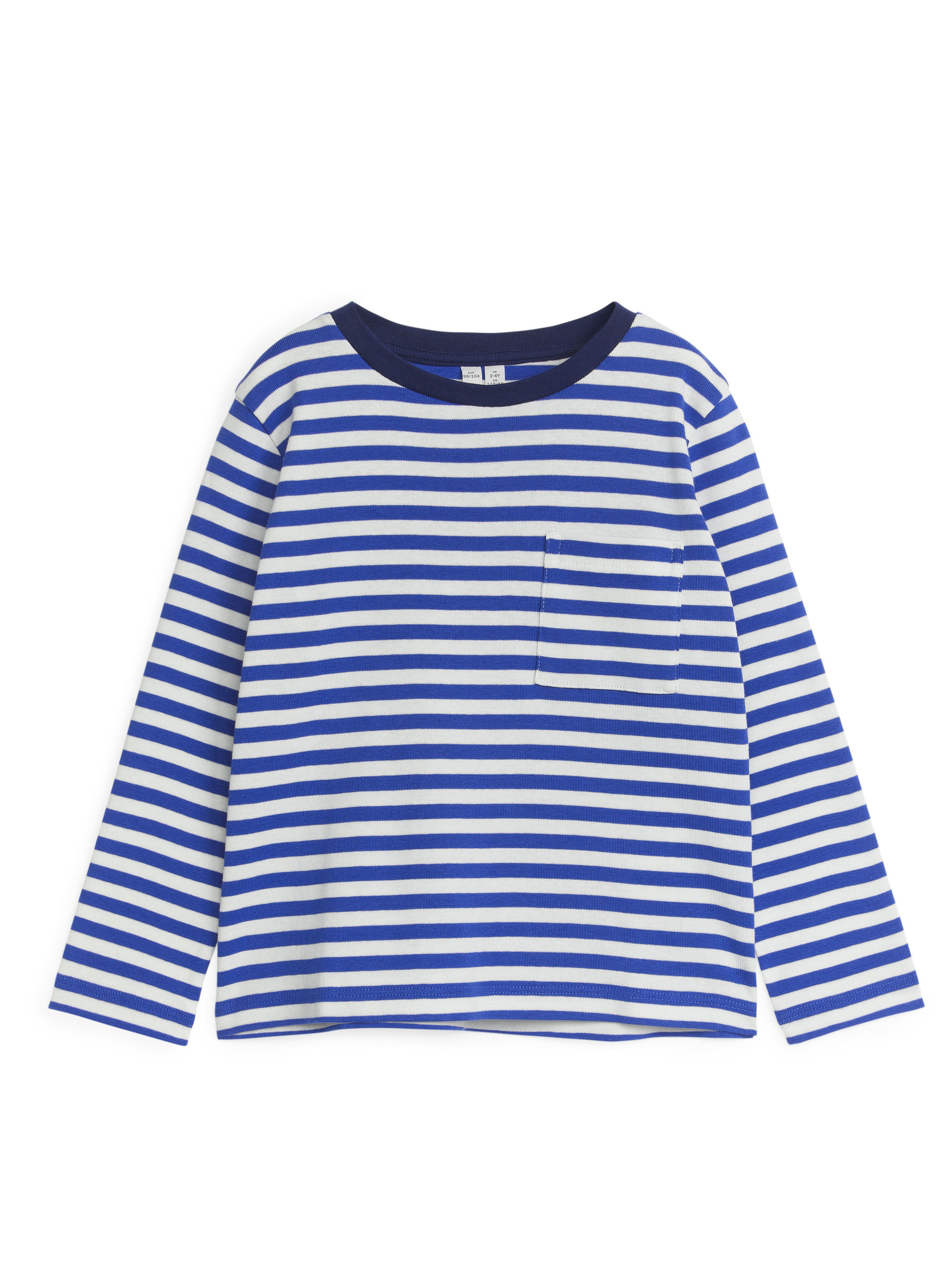 Langarm-T-Shirt - Blau/Weiß - Regular Fit - Kinder - StillMedia/DescriptiveStillLife - 3