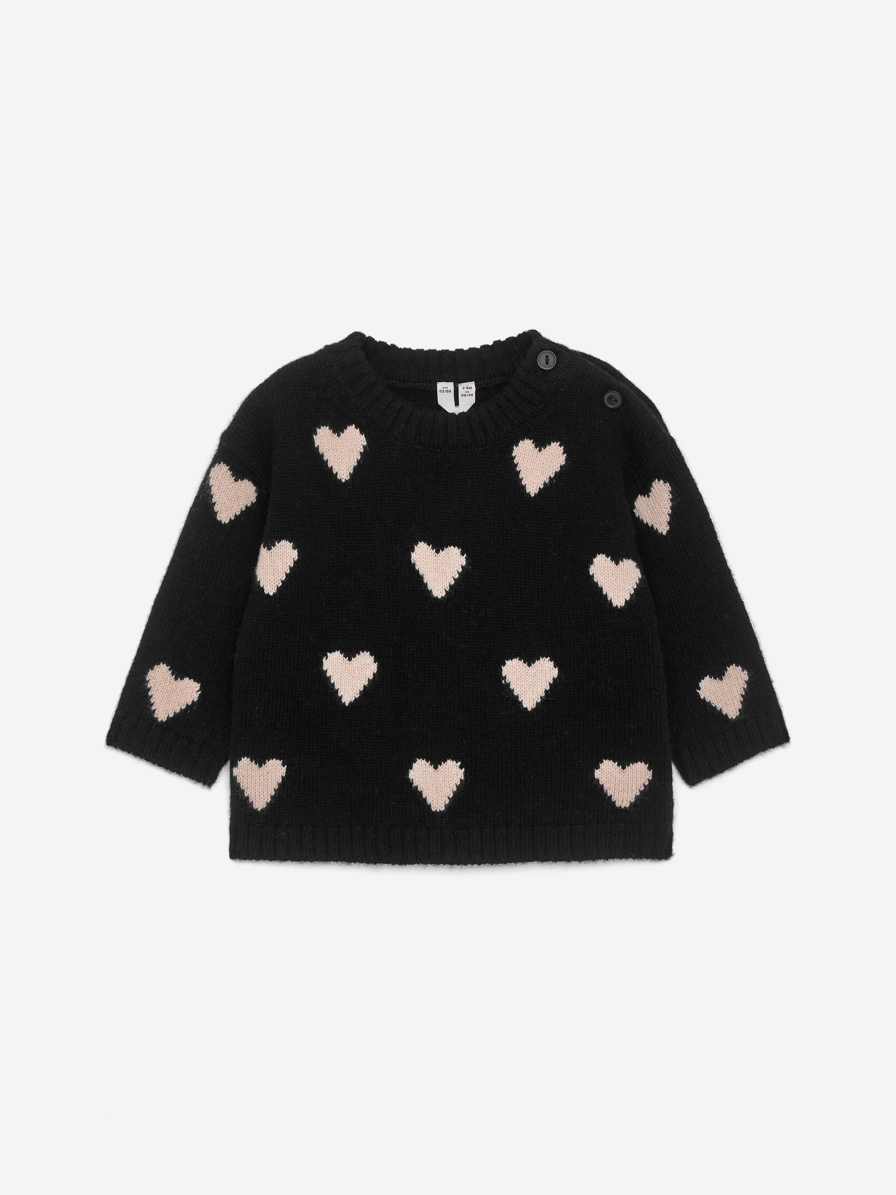 Intarsia Knitted Jumper-#272628-12792