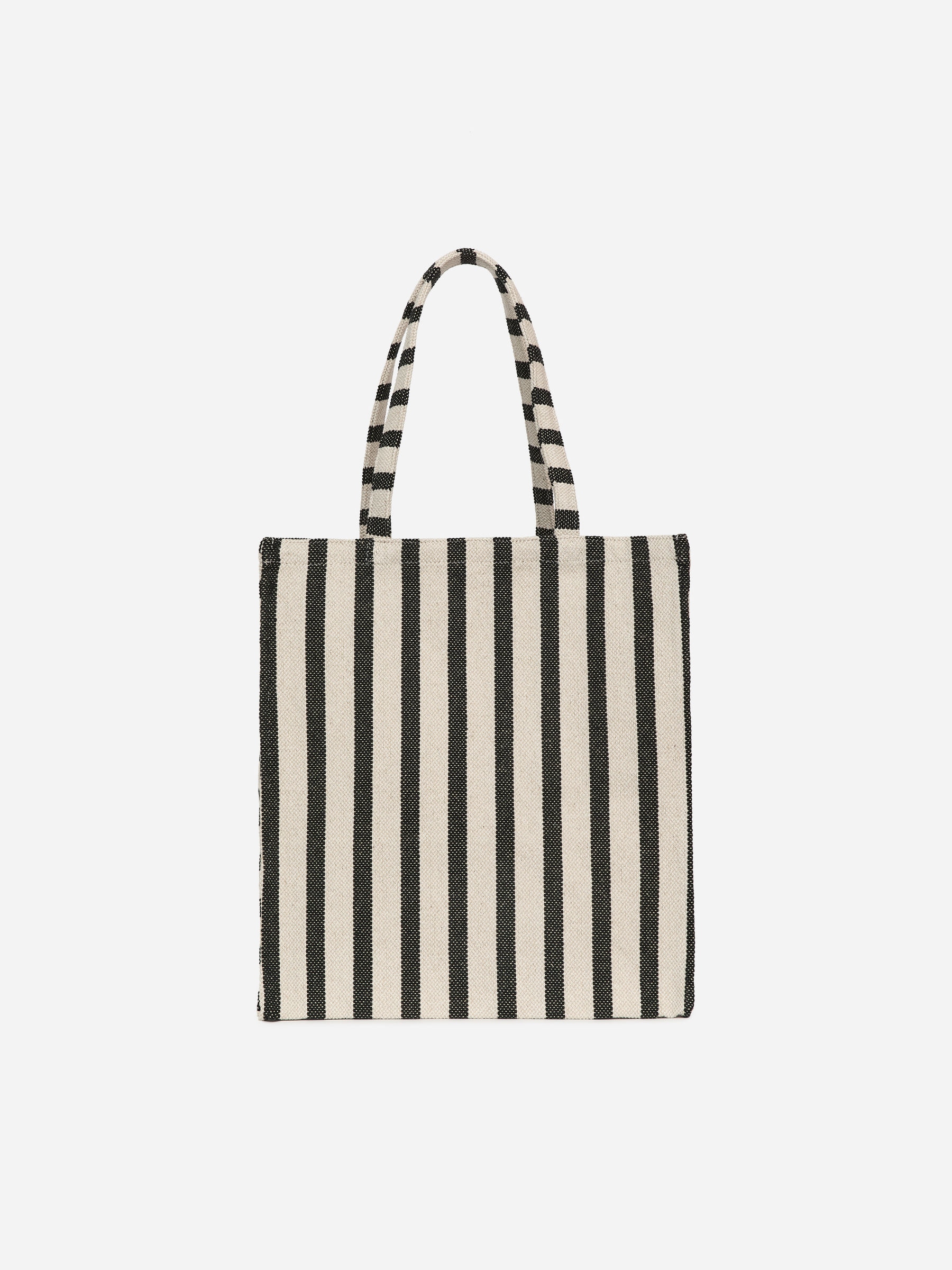 Sac fourre-tout en toile-Noir-18693