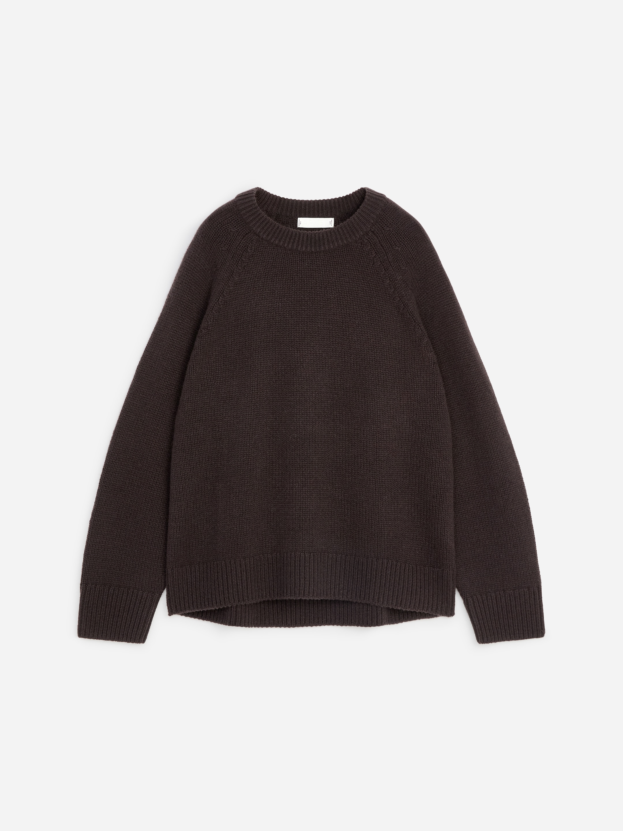 Chunky Pure Cashmere Jumper​ - Dark Brown - Loose fit - women - StillMedia/DescriptiveStillLife - 1