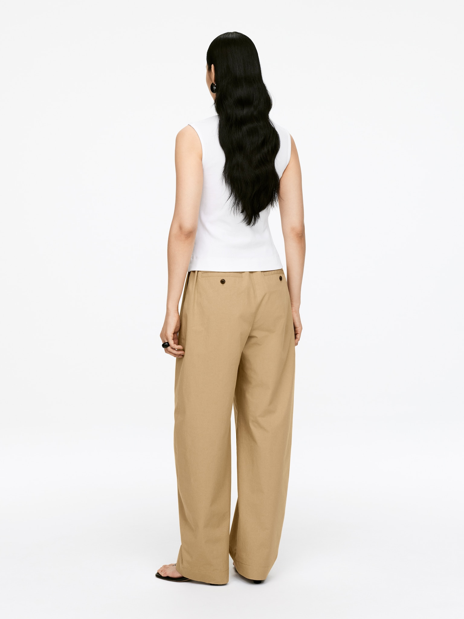 Relaxed Chinos - Beige - 5