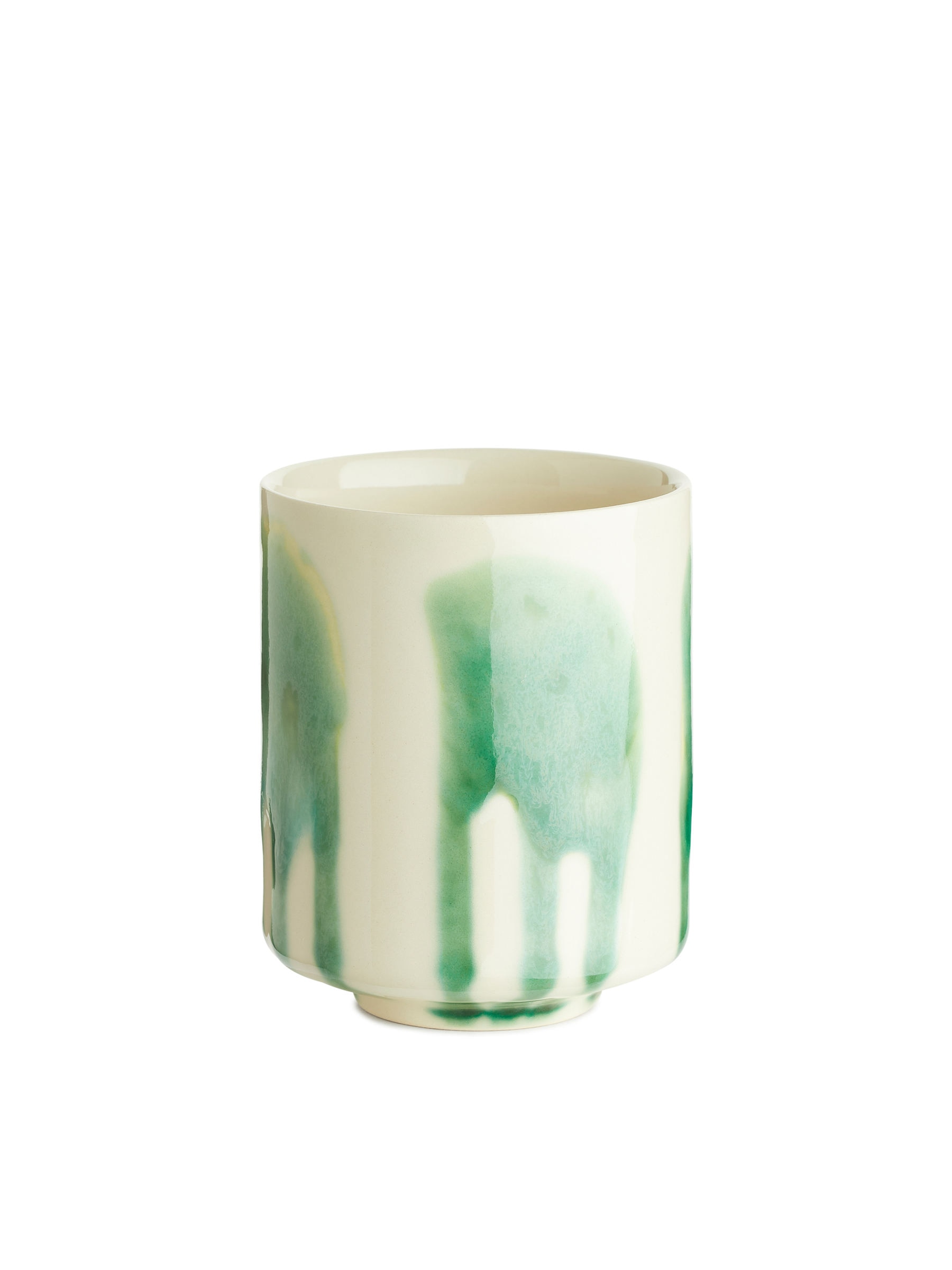 Steinguttassen im 2er-Set - Grüne Spritzer - Haushaltswaren - StillMedia/DescriptiveStillLife - 1