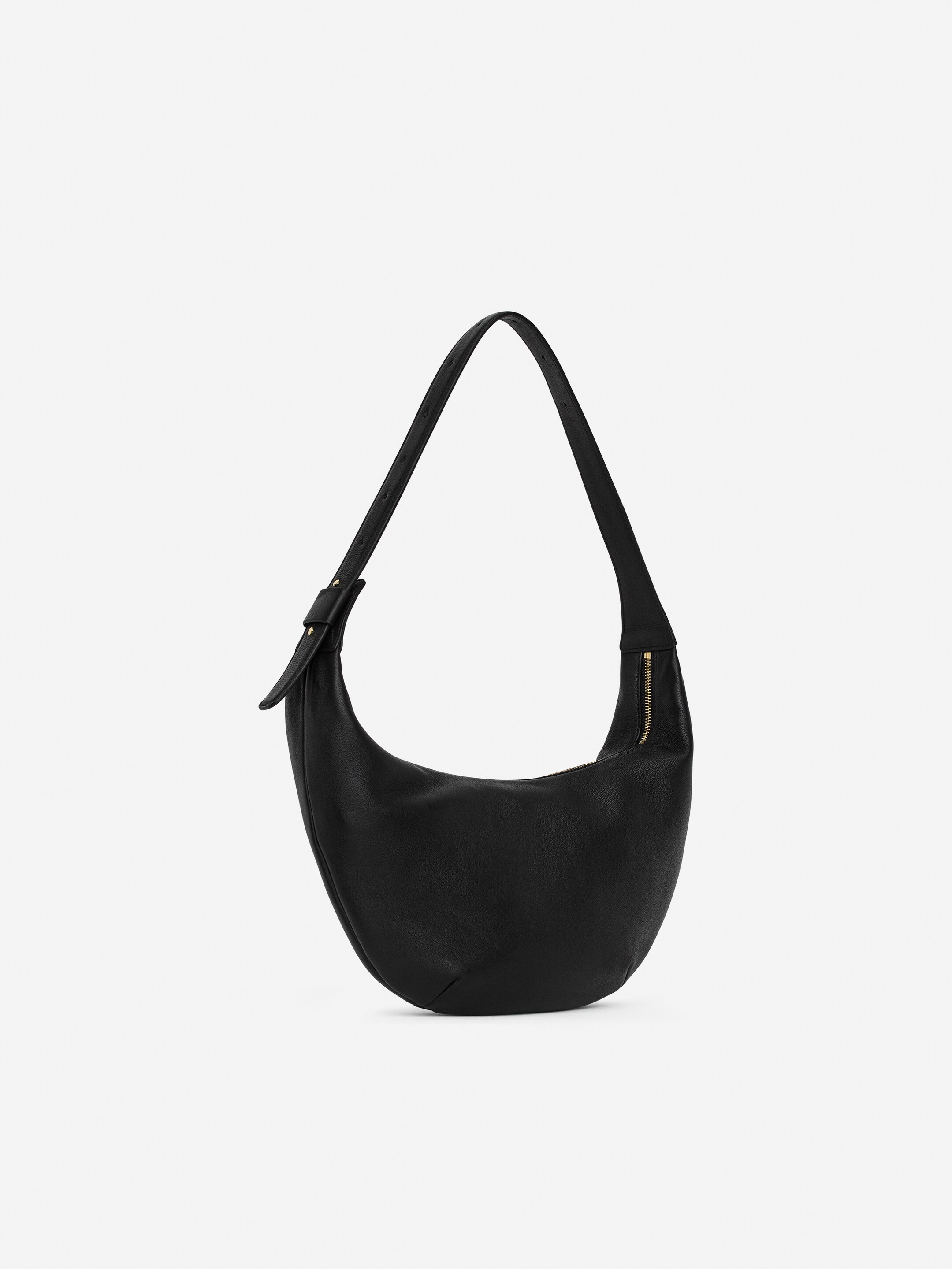 Mittelgroße, geschwungene Schultertasche - Schwarz - Damen - StillMedia/DescriptiveStillLife - 13