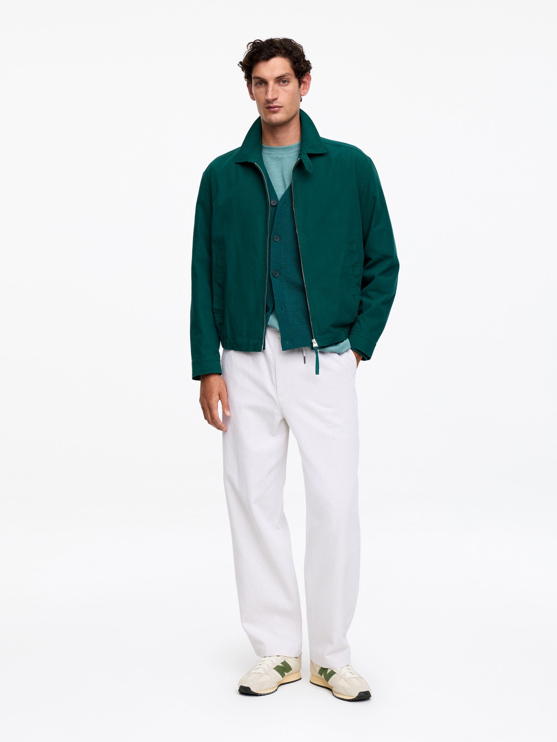 New Balance 471 Trainers - Off White/Green - Men - StillMedia/Lookbook - 9