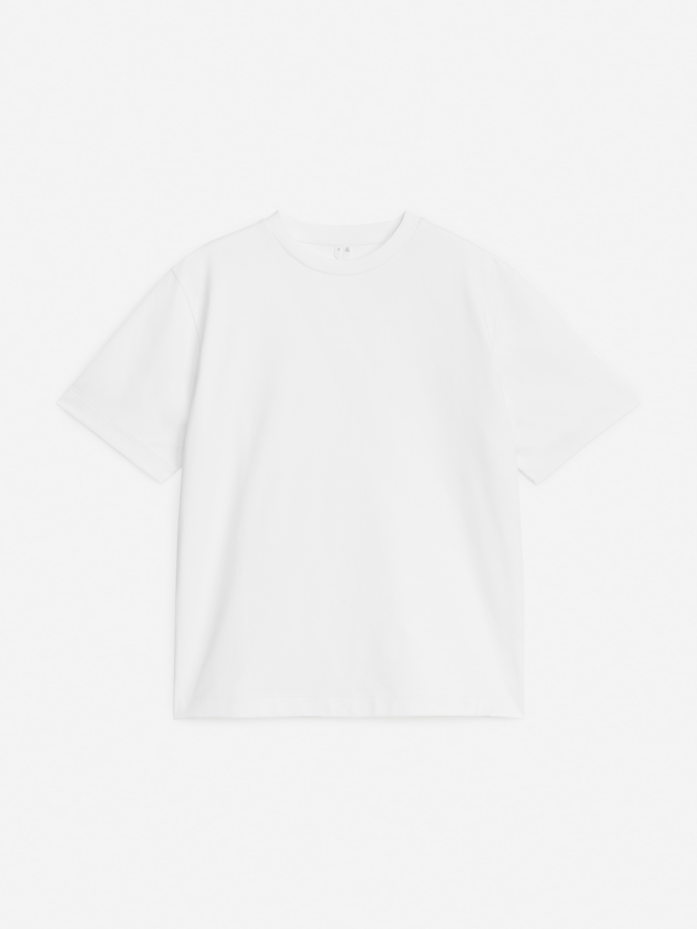 Interlock T-Shirt - Weiß/Dunkles Weinrot/Schwarz