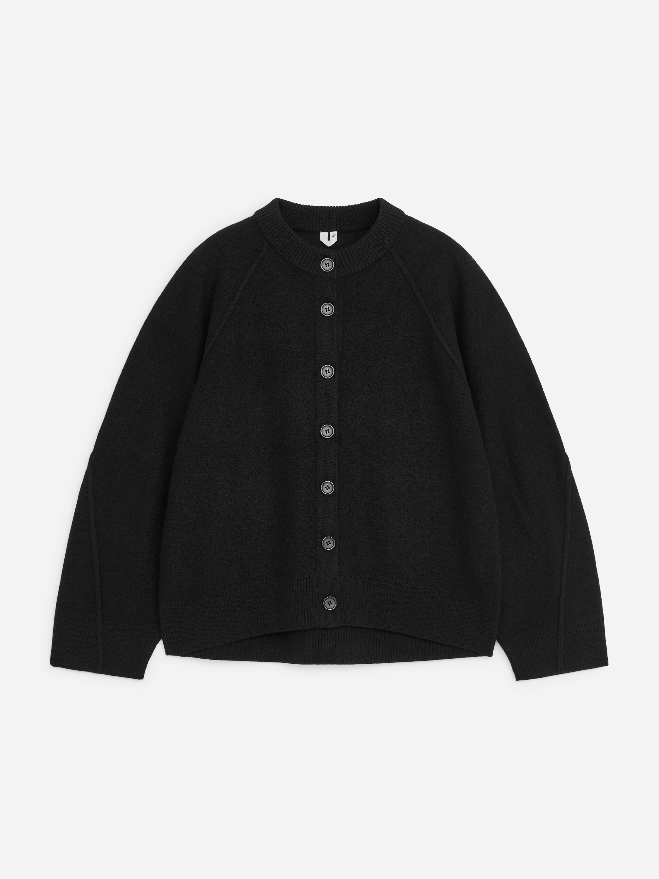 Boiled Wool Cardigan