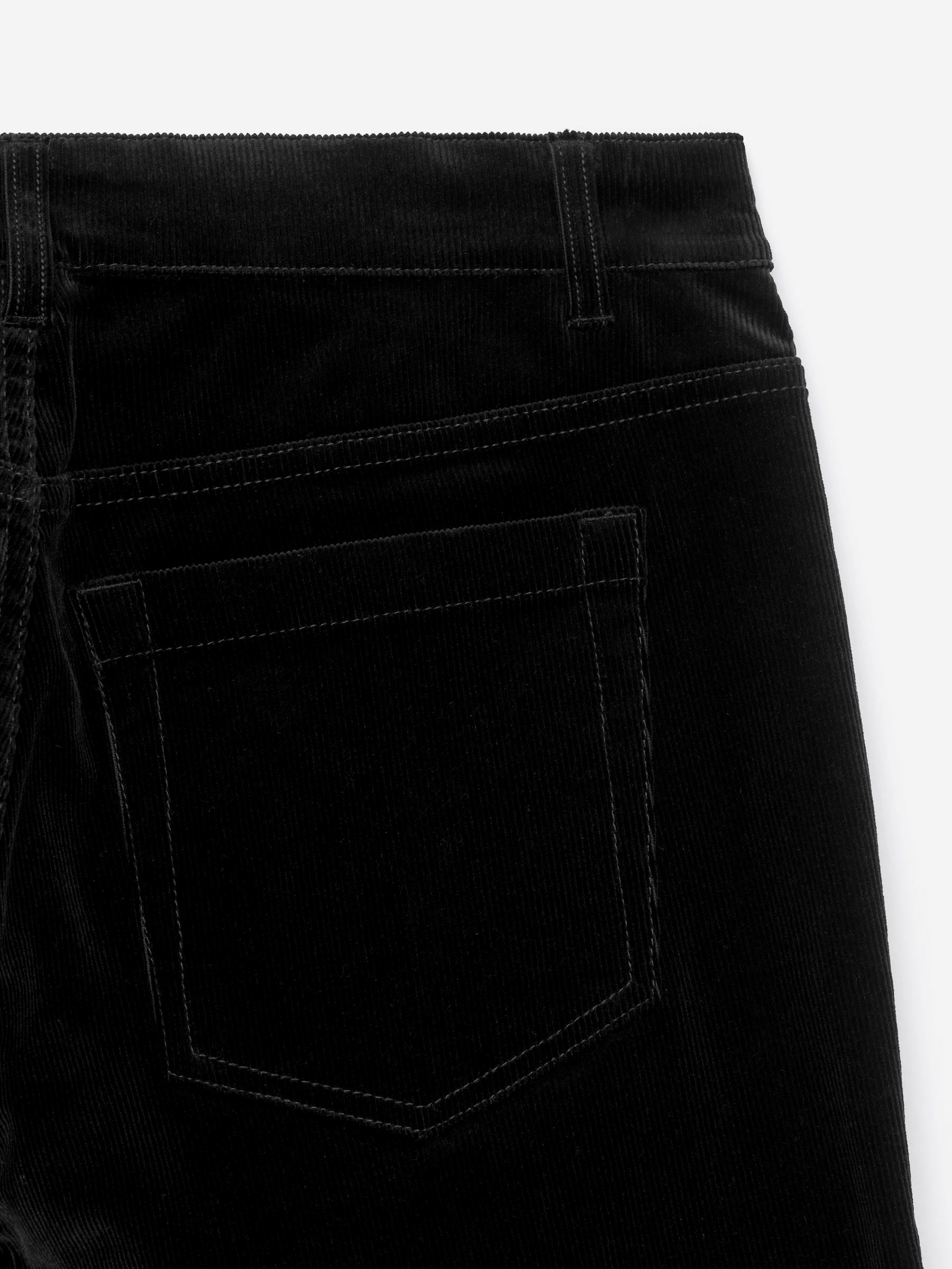 LUPINE Flared Corduroy Jeans - Black - Slim fit - Women - StillMedia/DescriptiveDetail - 2