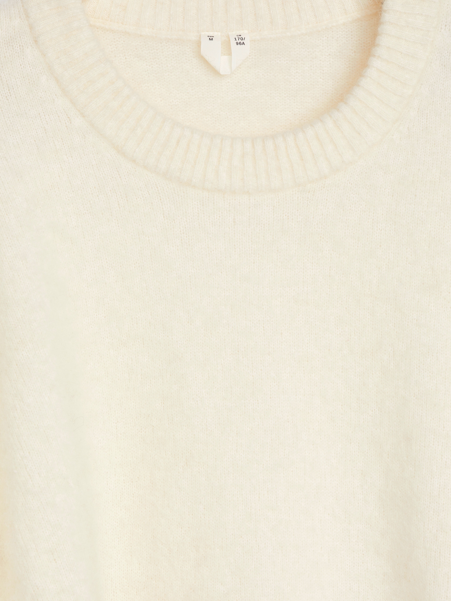 Pullover aus Alpakawolle und Wolle - Cremeweiß/Schwarz/Beige/Rötliches Orange/Hellgrau - 5