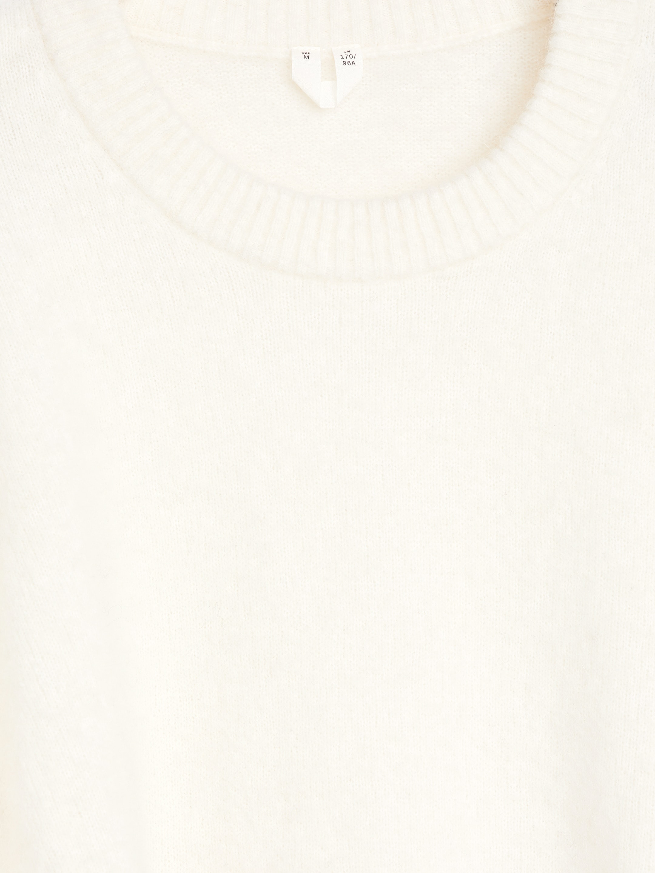 Alpaca-Wool Blend Jumper - Off White - Oversized - Women - StillMedia/DescriptiveDetail - 1