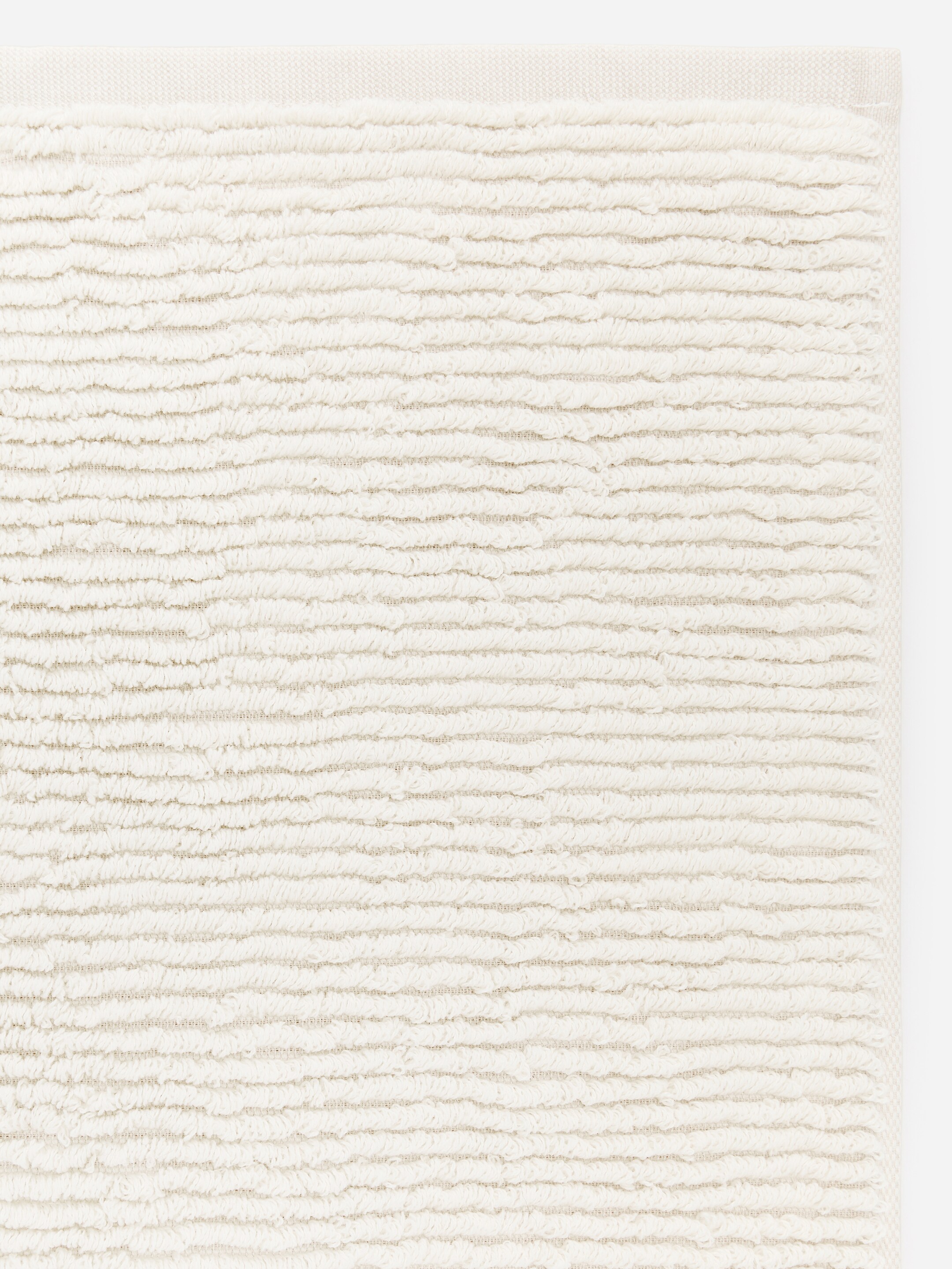 Agrandir l'image: Tapis de bain en coton éponge - Blanc cassé - HOME | H&M CH 4