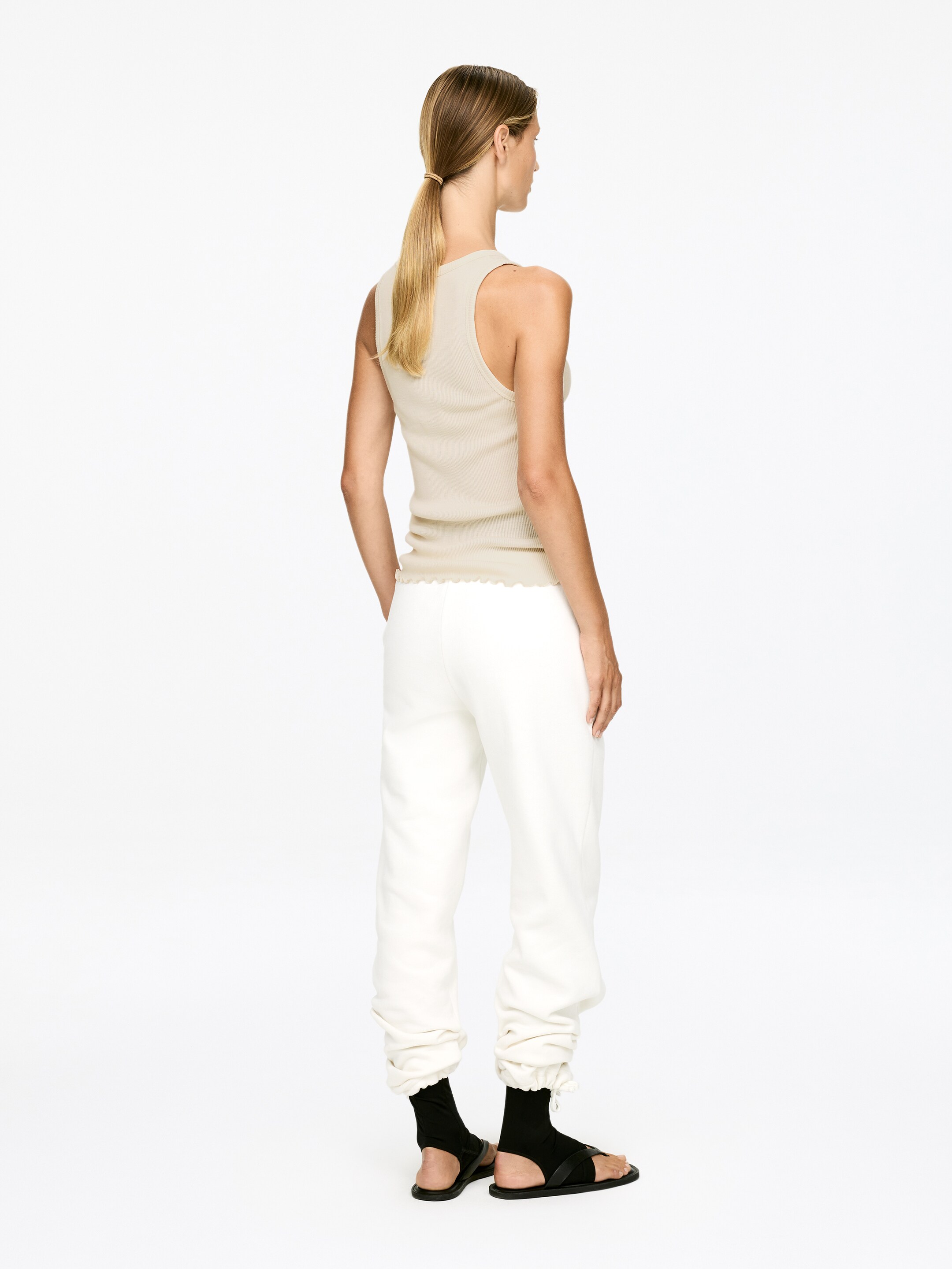 Visualizza immagine più grande: Canotta in lana e seta - Bianco sporco - DONNA | H&M IT 3