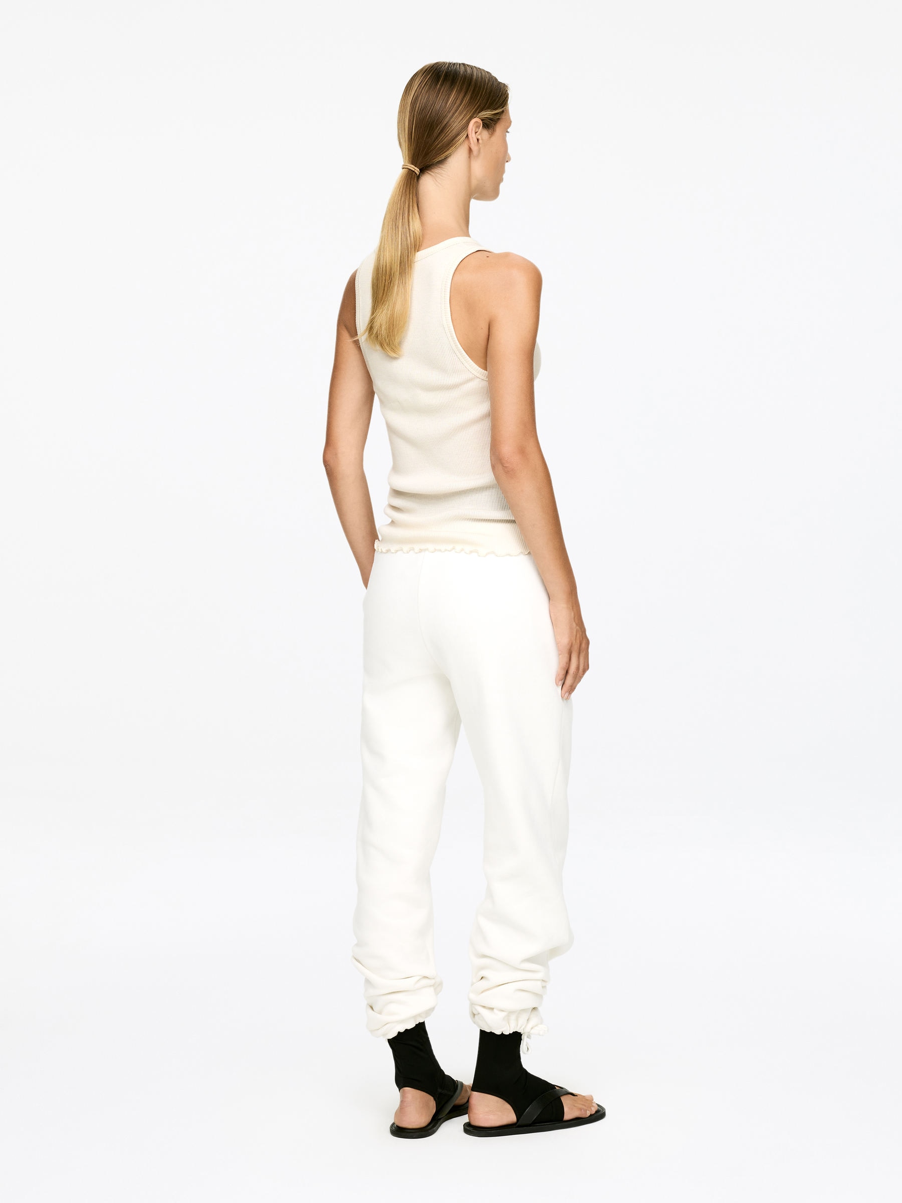 Linne i ull och siden - Off-white - Regular fit - Women - StillMedia/Lookbook - 3