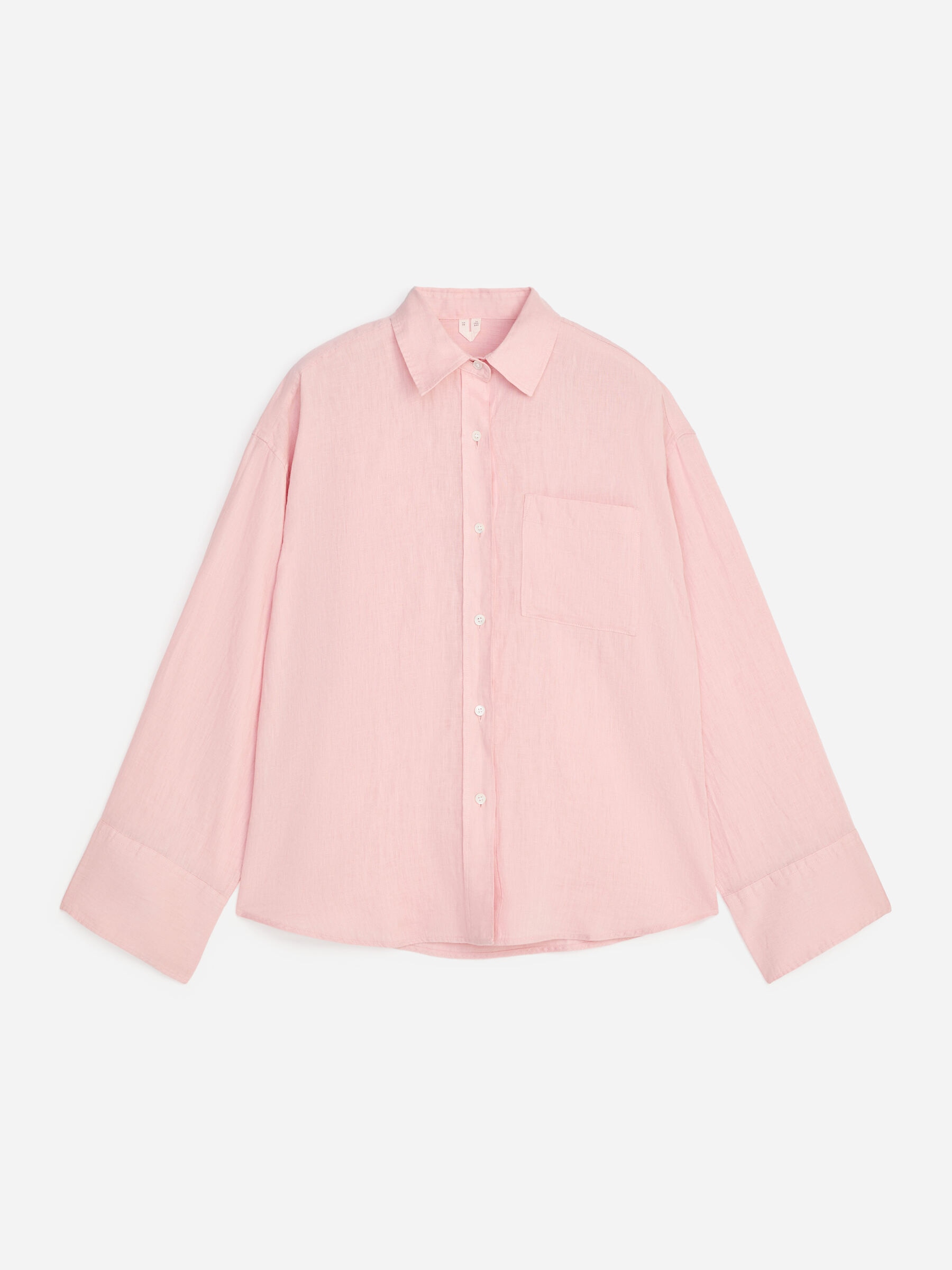 Chemise en lin - Rose poudré - Regular fit - Femme - StillMedia/DescriptiveStillLife - 1