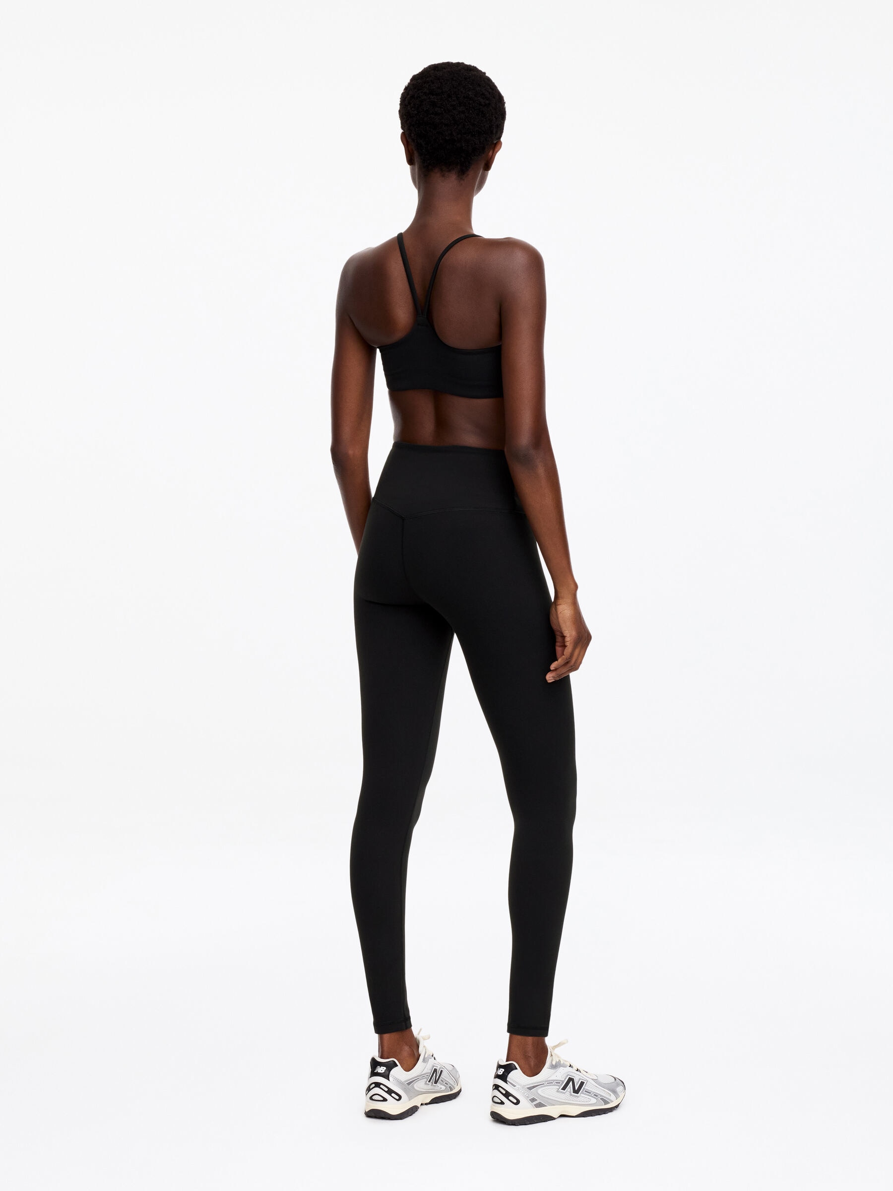 Soft Stretch Sports Bra - Black - Slim fit - Women - StillMedia/Lookbook - 9