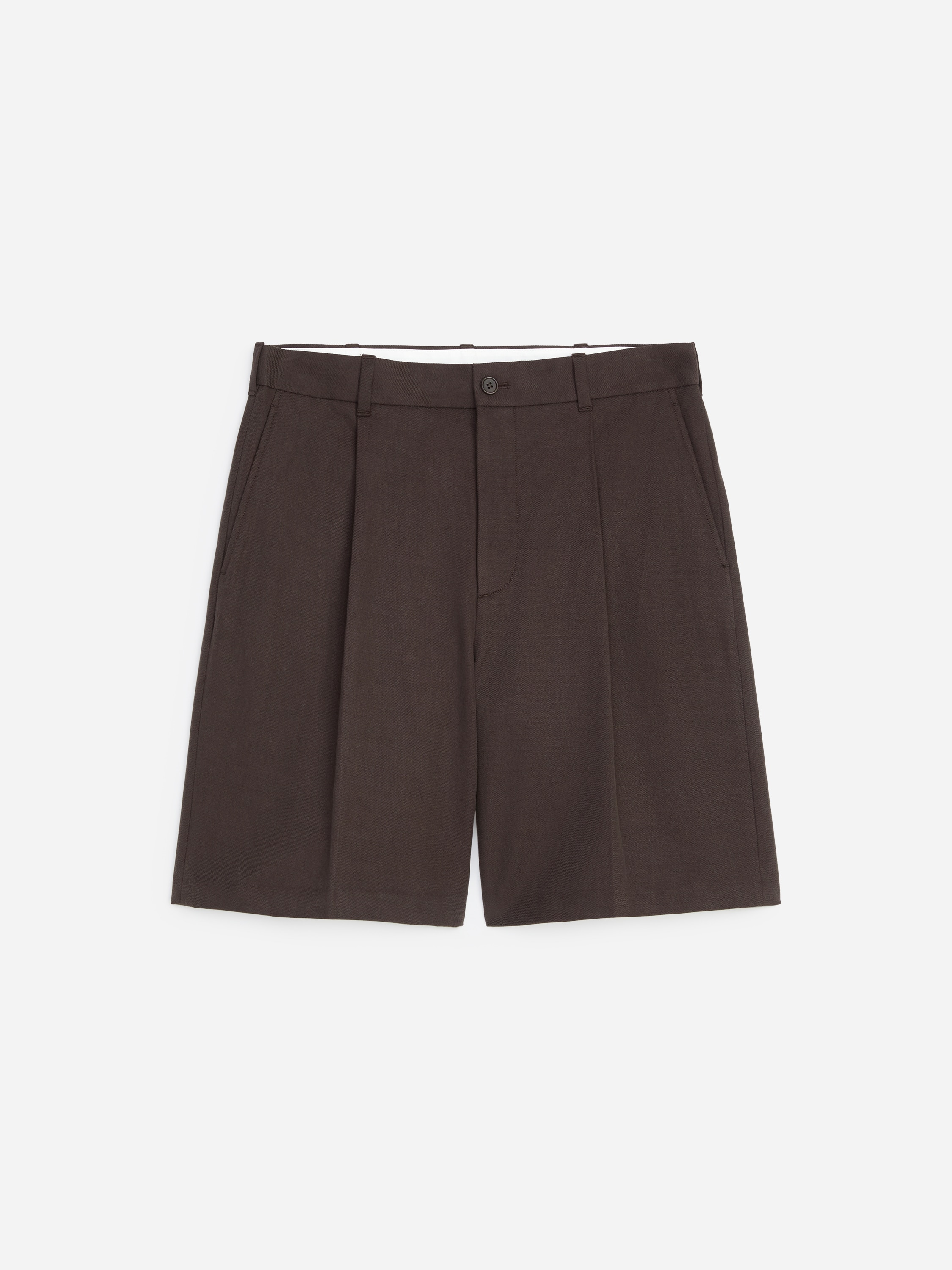 Elegante Shorts - Braun/Schwarz