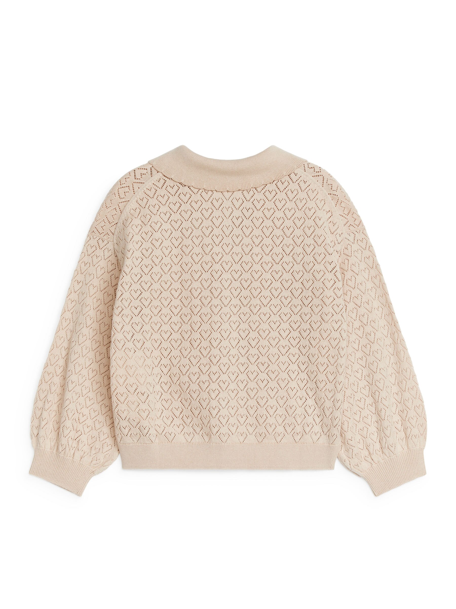 Strickjacke mit Lochmuster - Beige - Regular Fit - Kinder - StillMedia/DescriptiveStillLife - 3