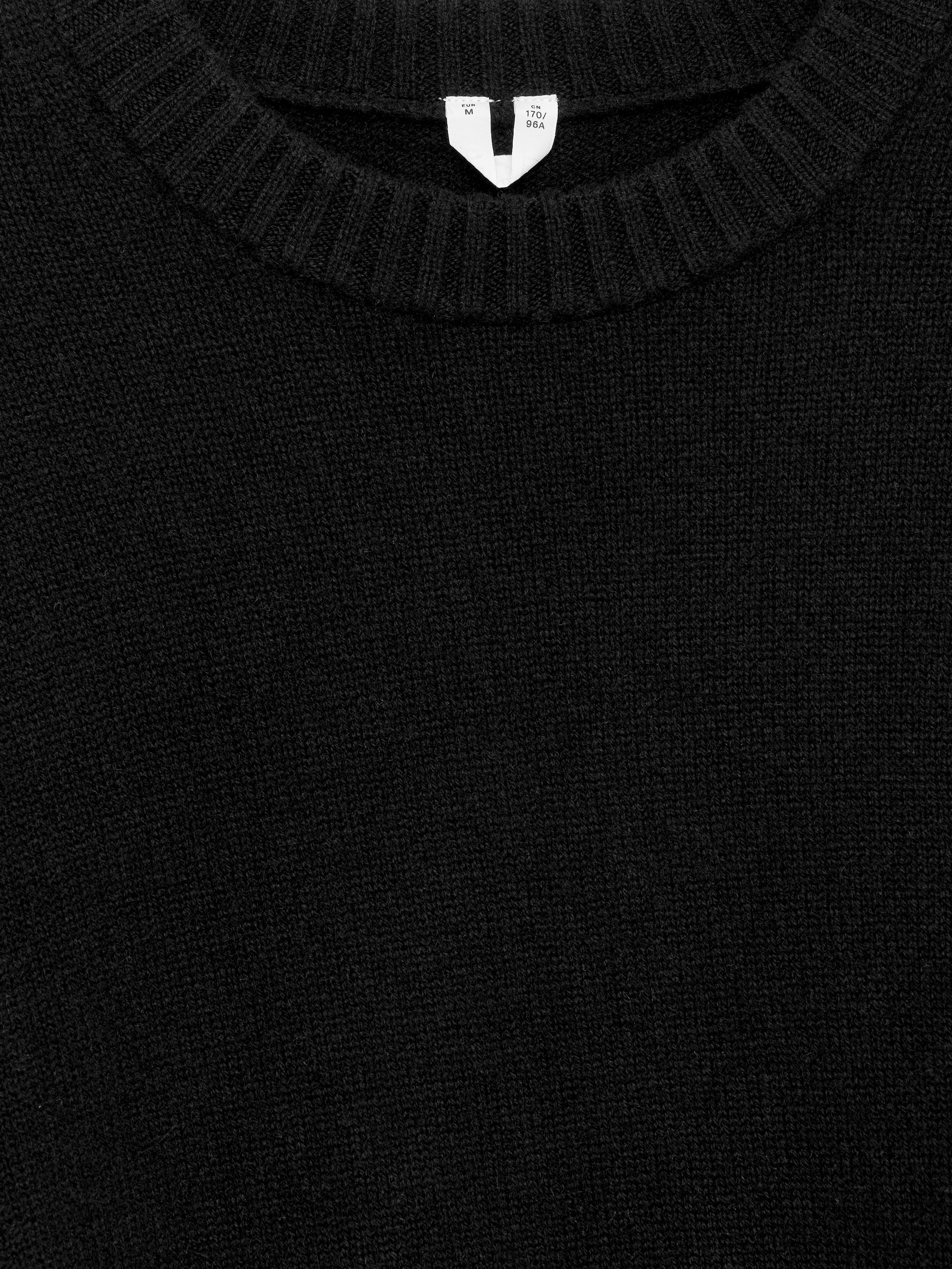 Visa större bild: Tröja i kashmir och ull med lös passform - Svart - DAM | H&M SE 6