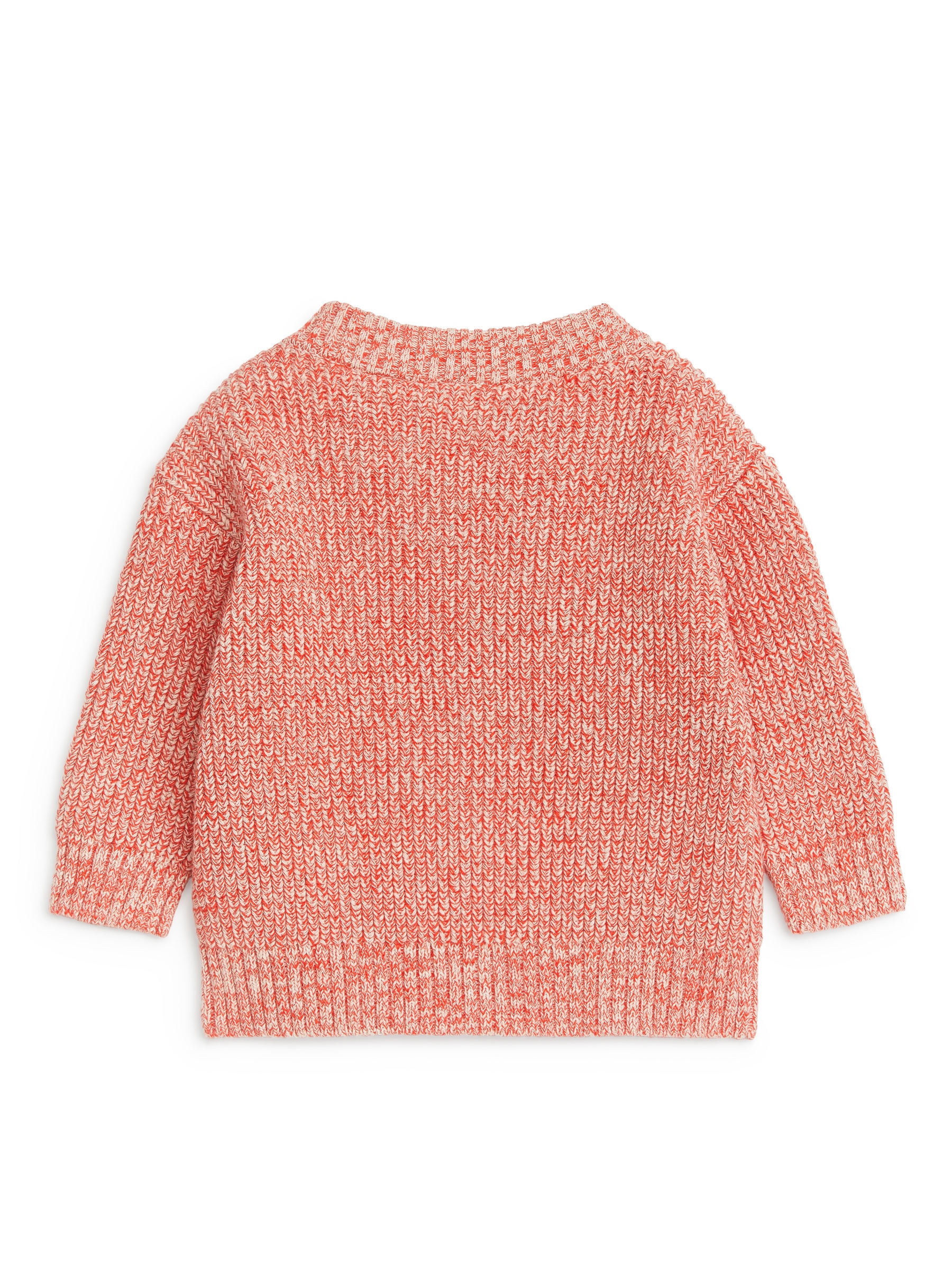 Baumwollstrickpullover - Orange meliert - Relaxed Fit - Kinder - StillMedia/DescriptiveStillLife - 1