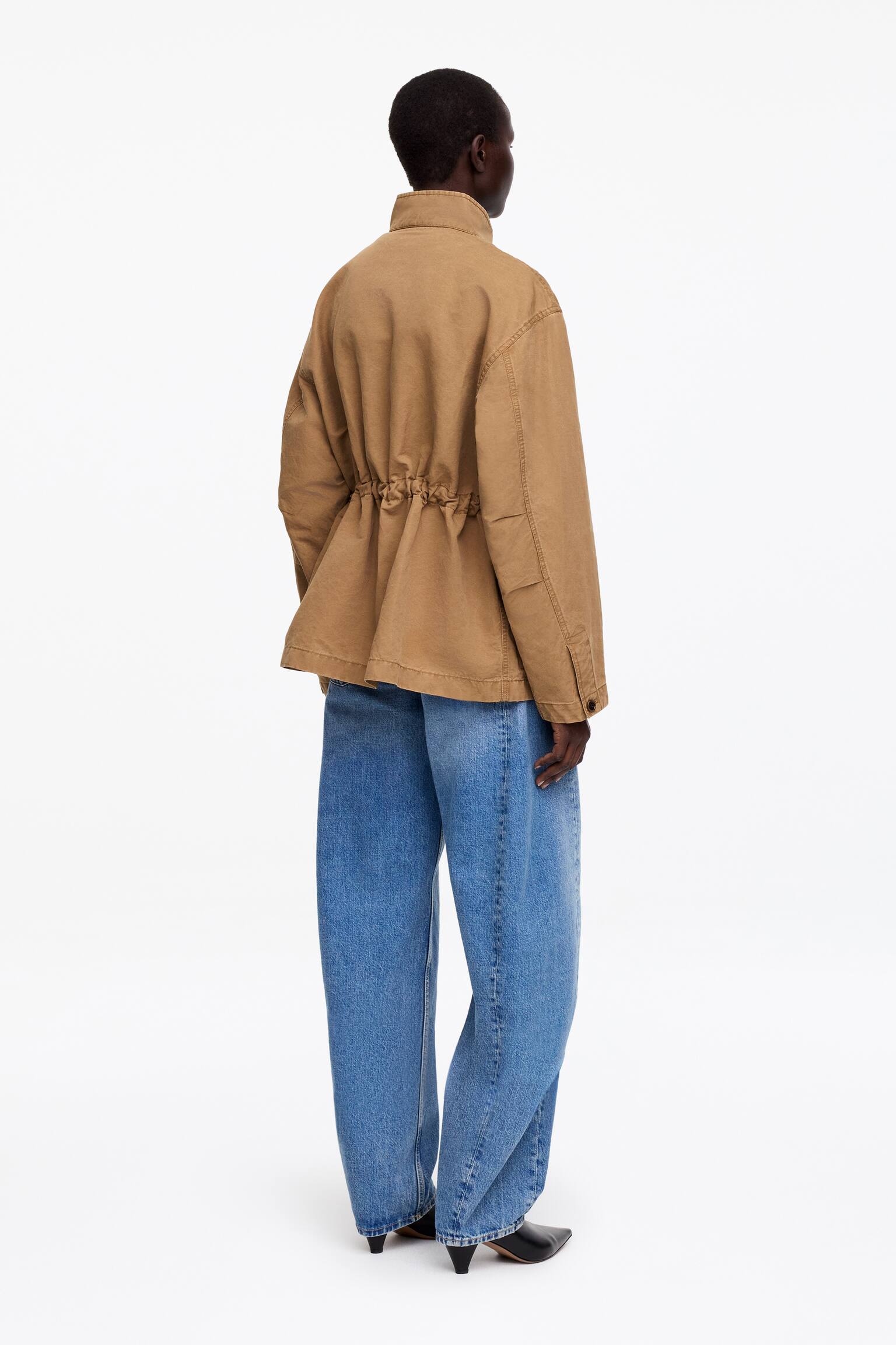 Afslappet overshirt - Brun - 7