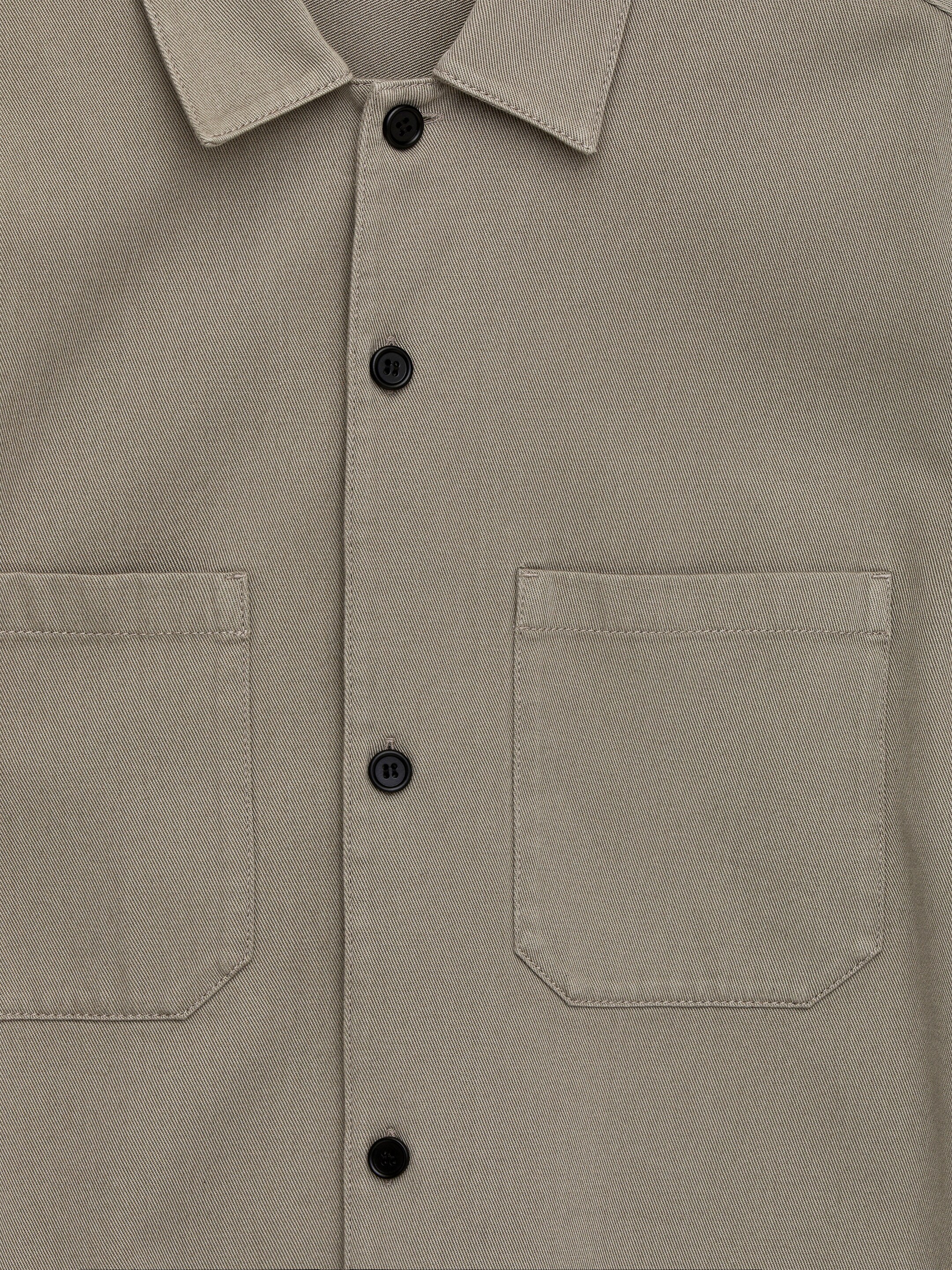 Visualizza immagine più grande: Overshirt in twill di cotone - Pietra - UOMO | H&M IT 2