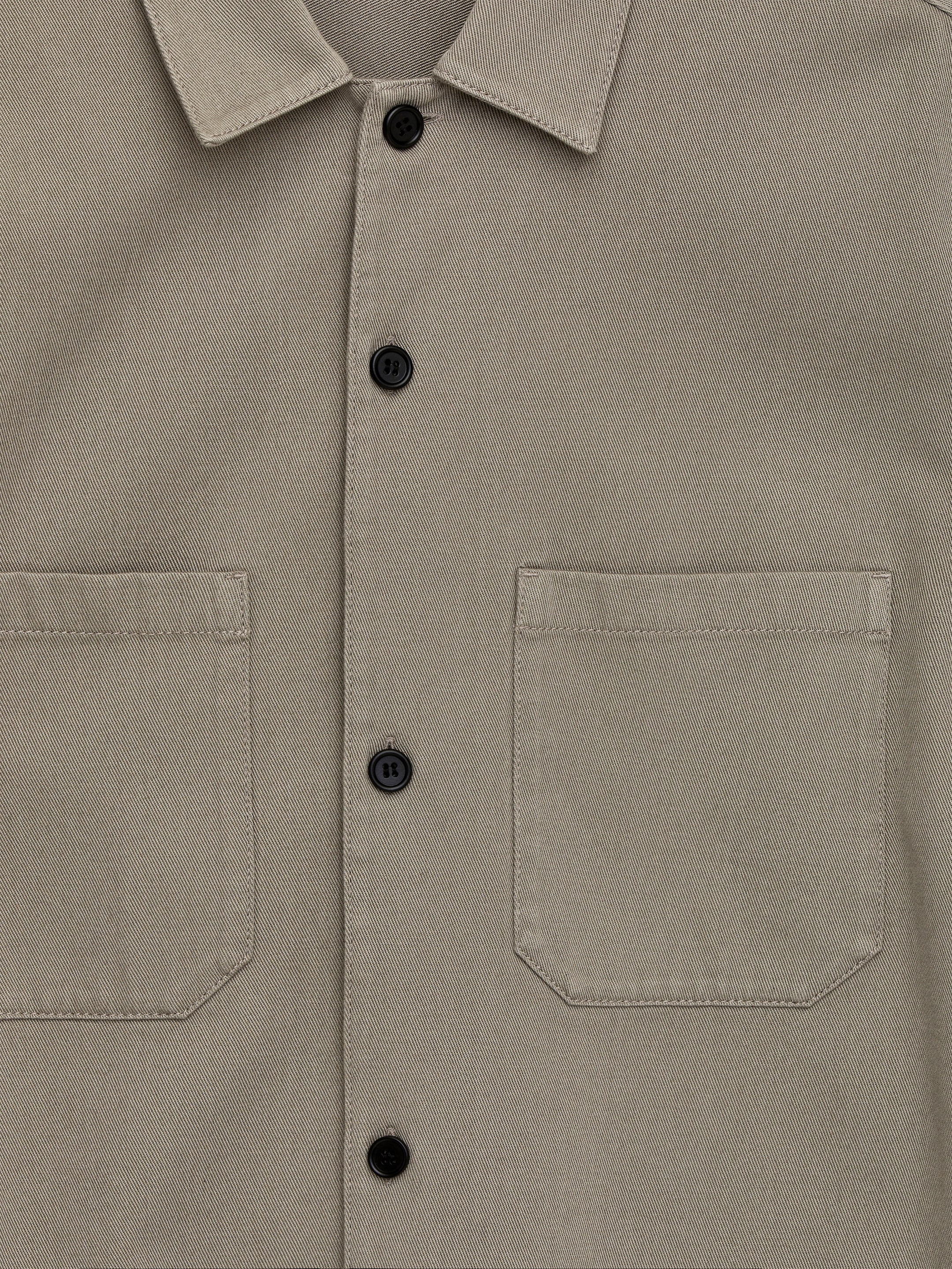 Overshirt aus Baumwolltwill - Steingrau - Regular Fit - Herren - StillMedia/DescriptiveDetail - 1