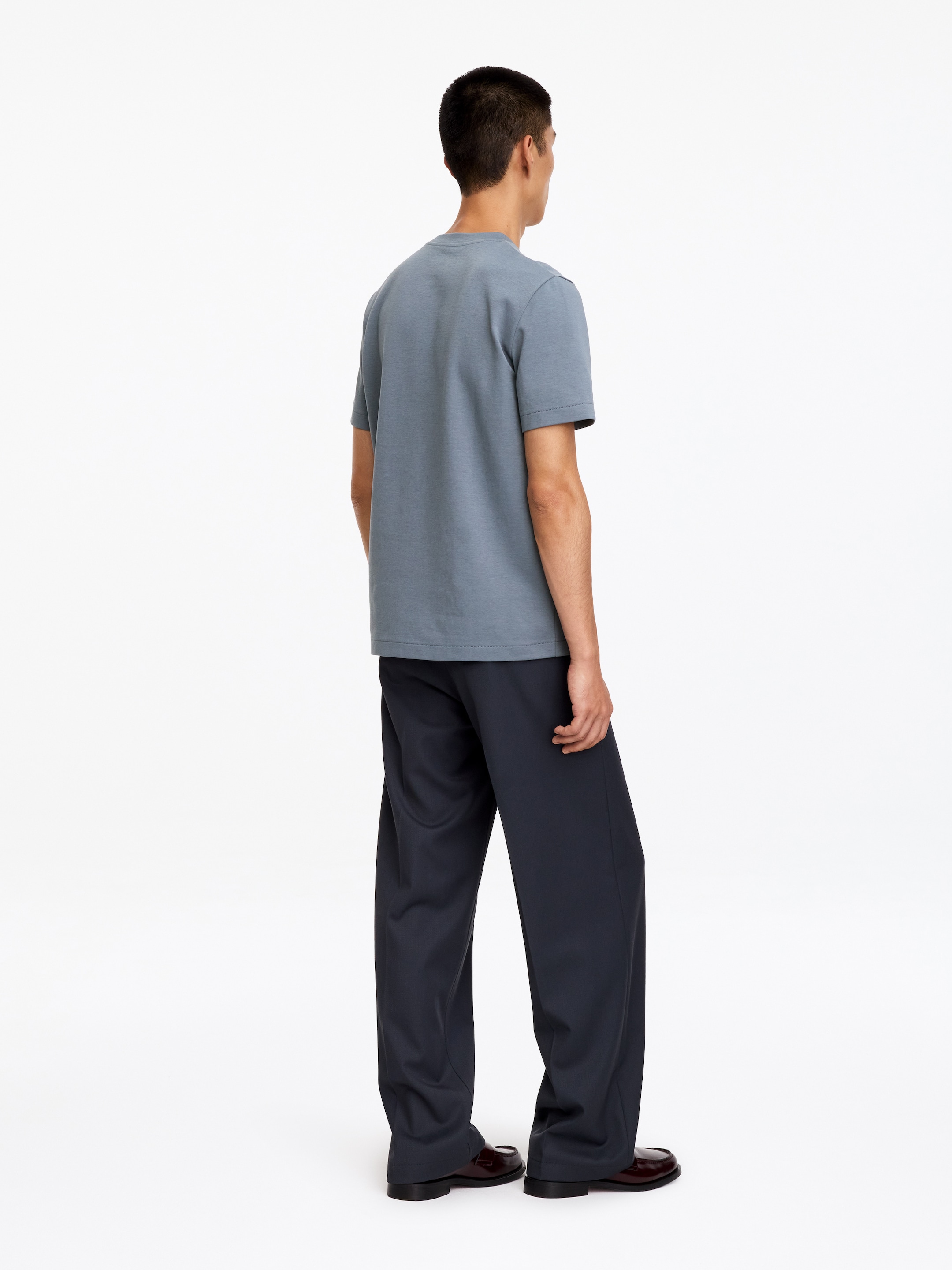 Camiseta de interlock - Azul - Corte estándar - men - StillMedia/Lookbook - 4