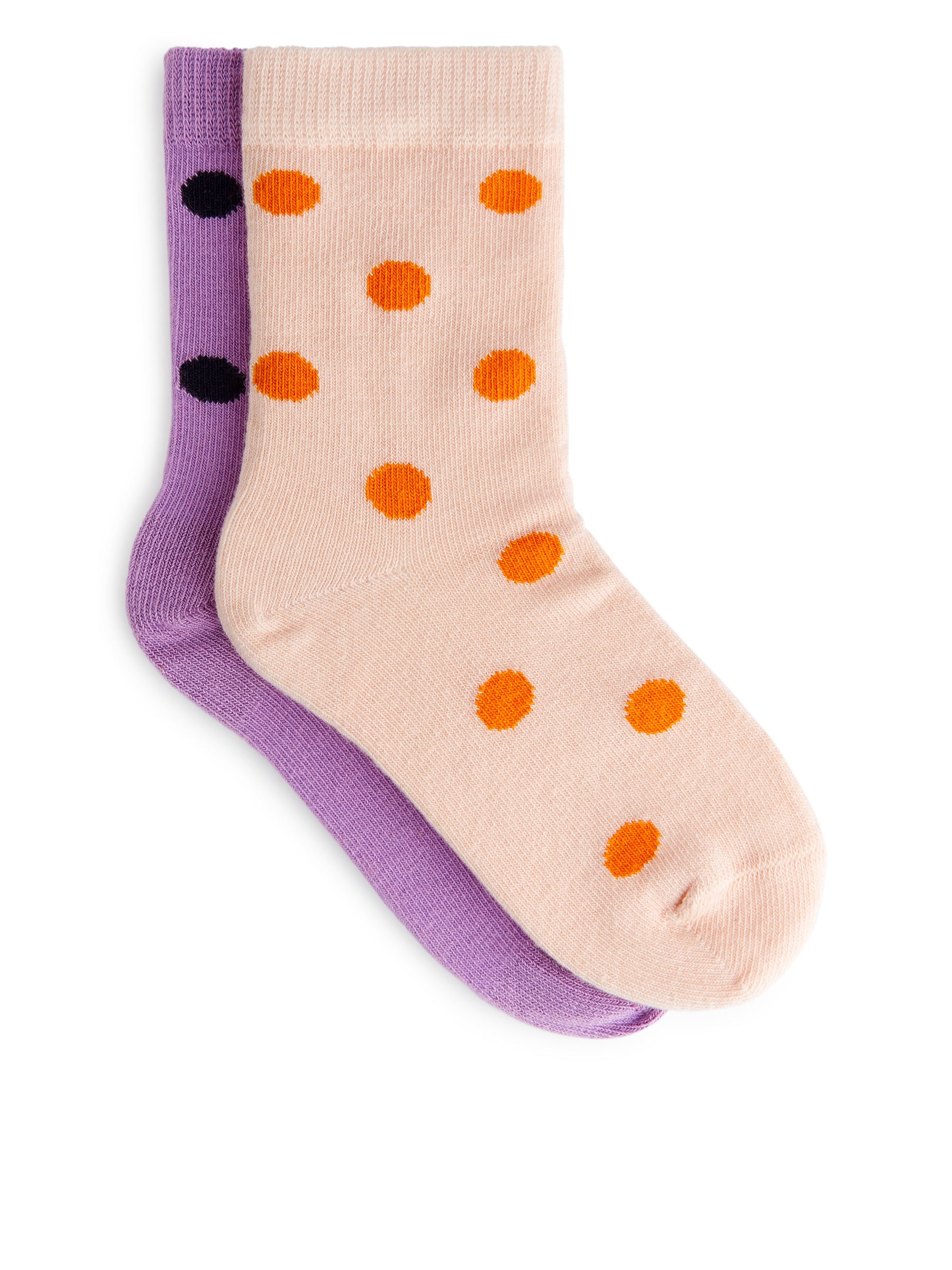 Jacquard-Socken, 2er-Pack - Orange - Kinder - StillMedia/DescriptiveStillLife - 2