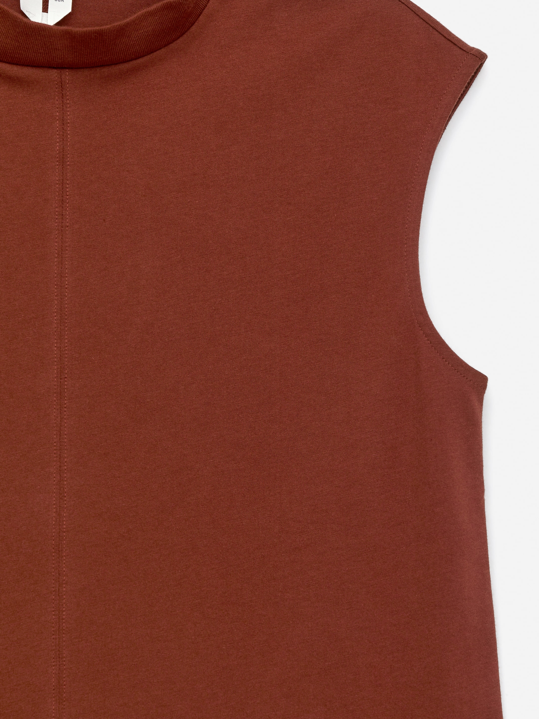 Cap-Sleeve Mini Dress - Rust - Regular fit - Women - StillMedia/DescriptiveDetail - 1