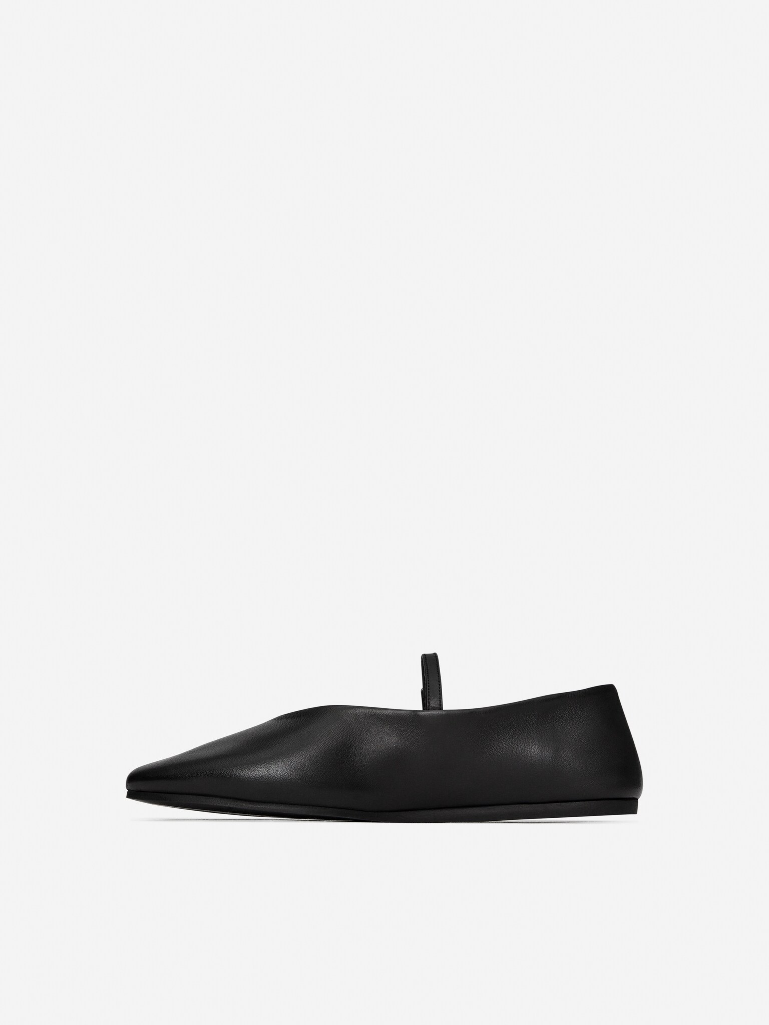 Chaussures babies plates en cuir - Noir - 5