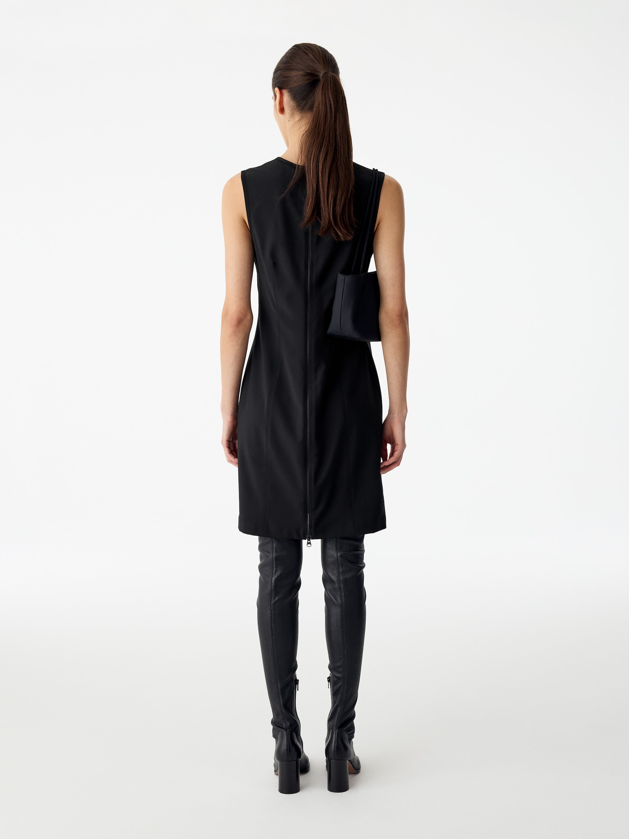 Shiftkleid aus Wollmischung - Schwarz - Slim Fit - women - StillMedia/Lookbook - 8