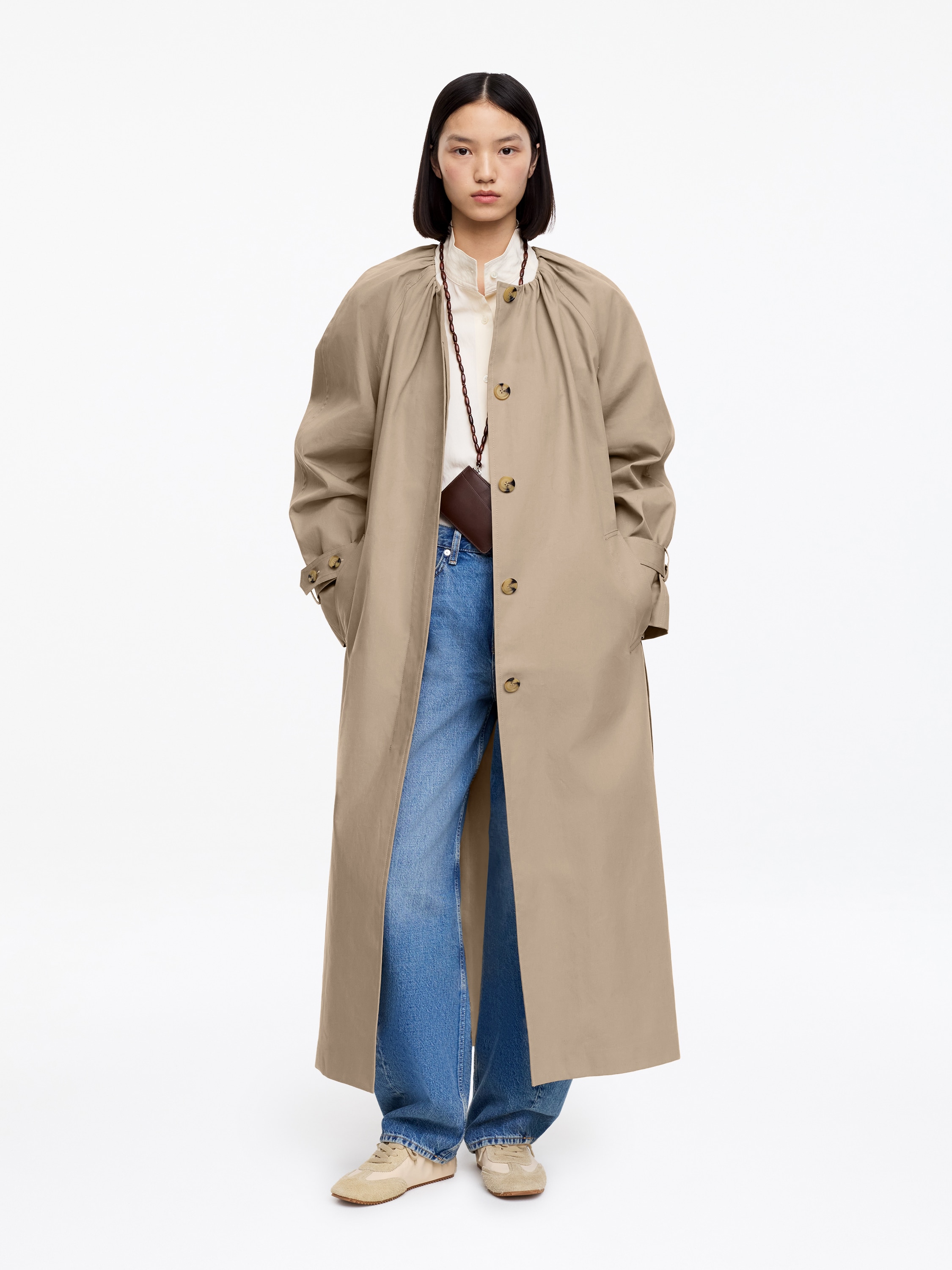 Manteau en coton - Beige