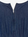 Pleats denim dress
