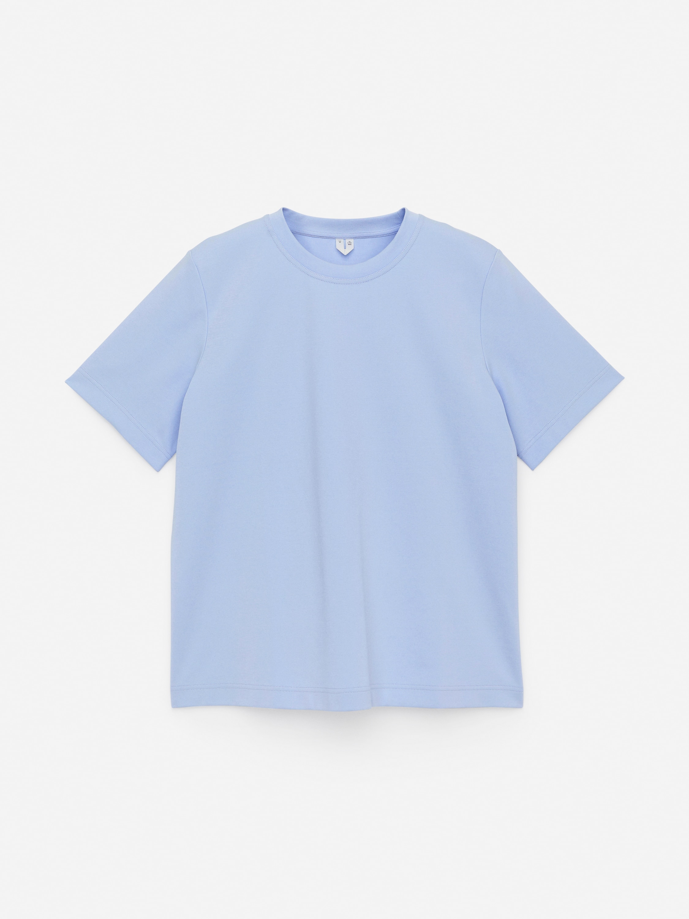 T-shirt Signature dalla struttura definita - Azzurro/Bianco/Lilla/Grigio mélange/Bordeaux/Beige chiaro/Nero/Marrone