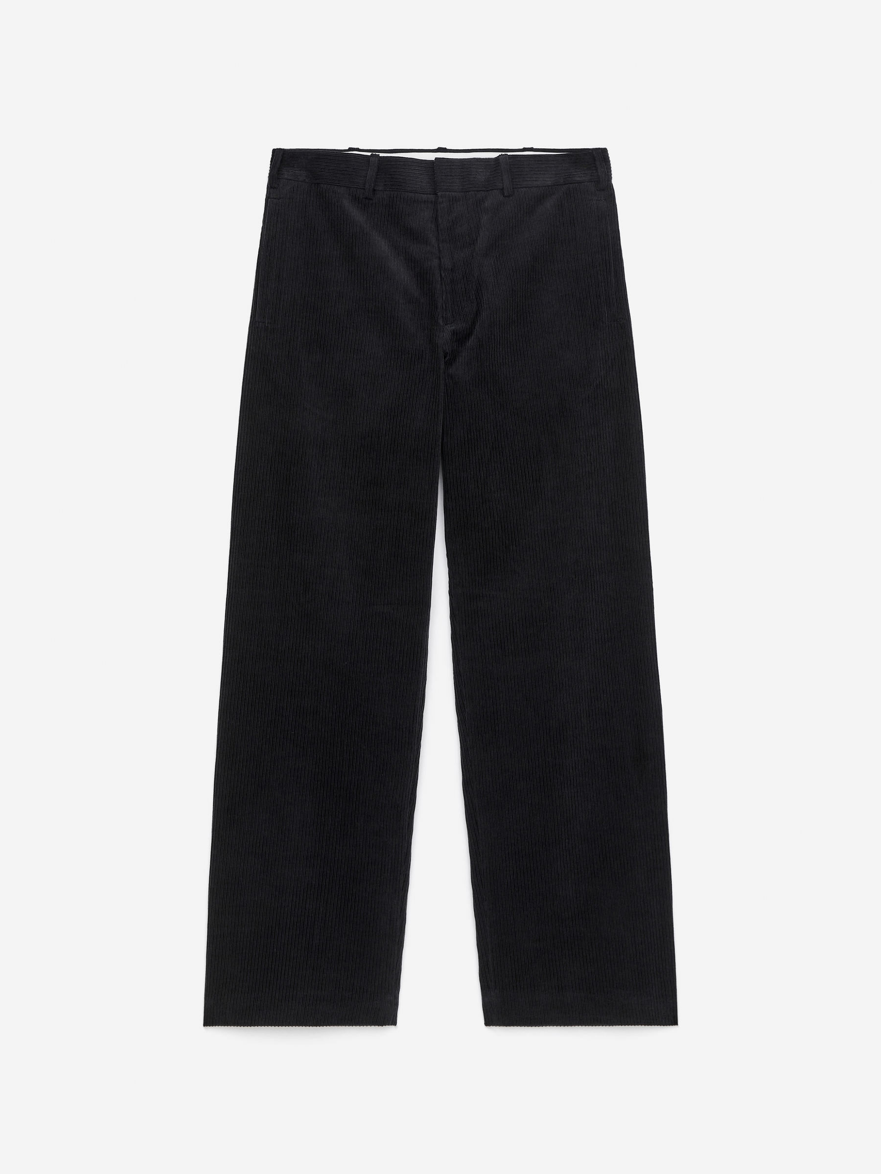 Loose Corduroy Trousers-#3F3F42-16427