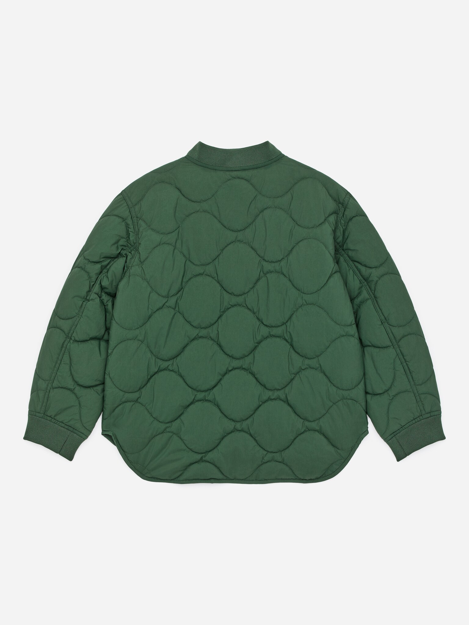 Quilted Jacket - Green/Khaki Green/Lilac - 3