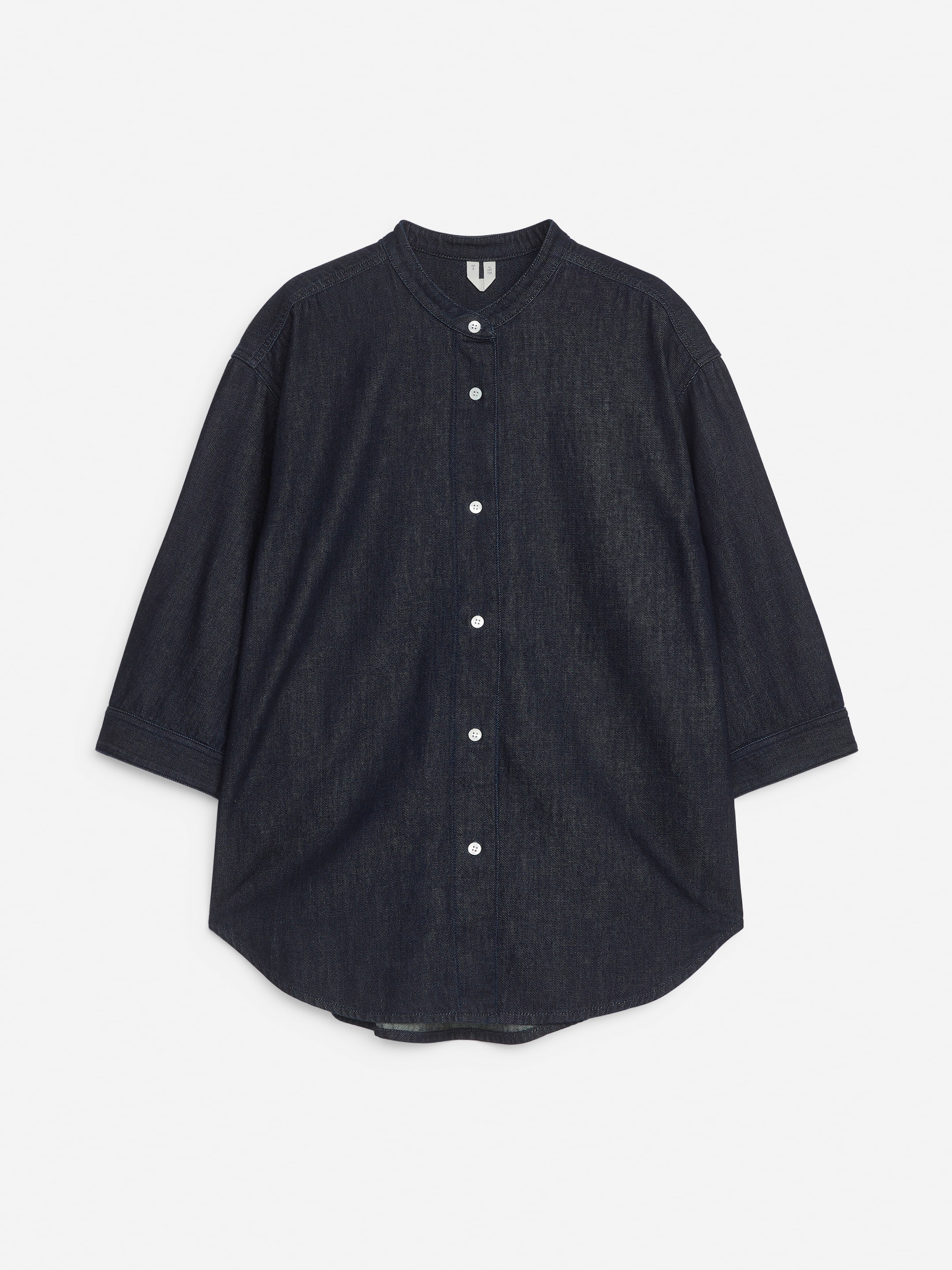Chemise en denim brut - Bleu foncé - Regular fit - Femme - StillMedia/DescriptiveStillLife - 1