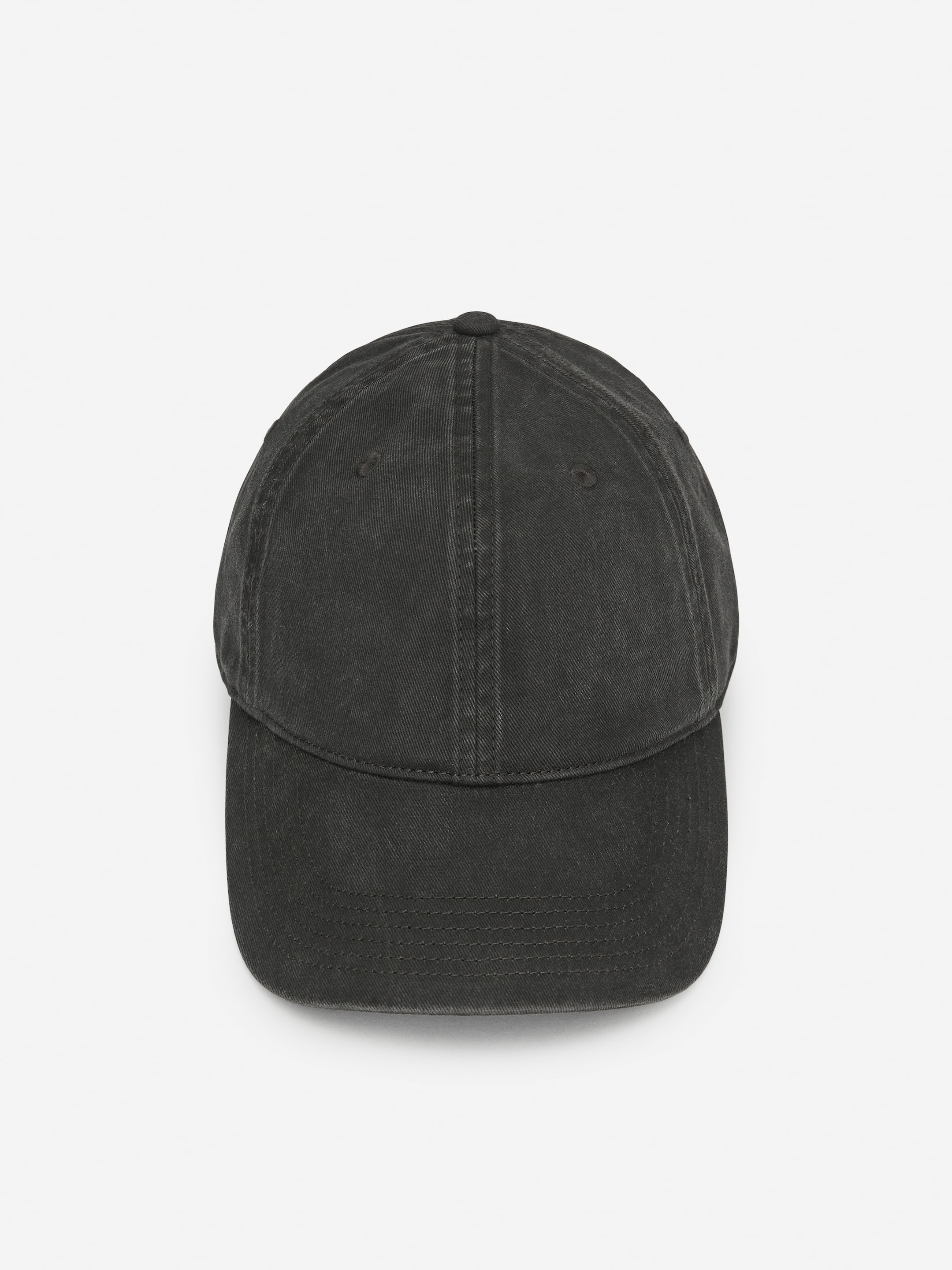 Grösseres Bild ansehen: Cap aus gewaschener Baumwolle - Schwarz - HERREN | H&M CH 2