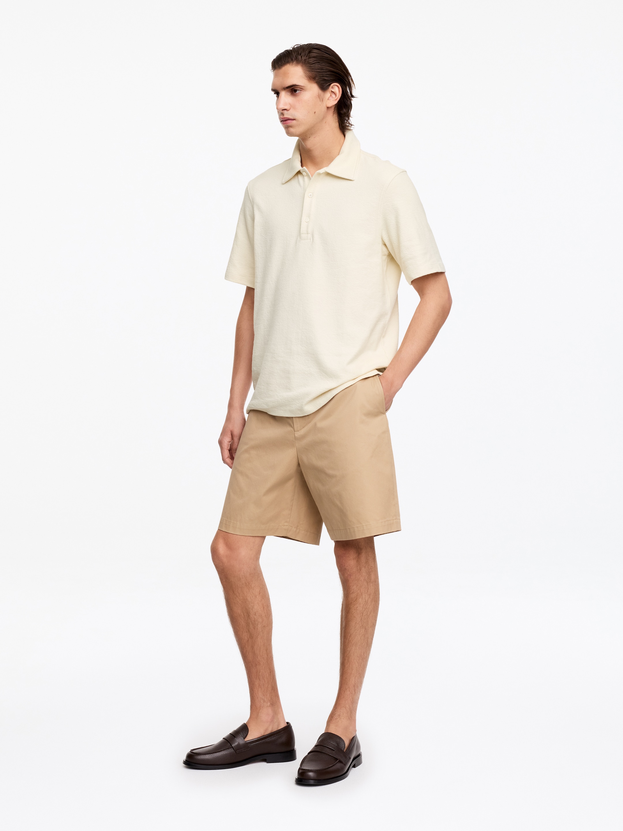 Polo a maniche corte - Bianco sporco - Regular fit - Men - StillMedia/Lookbook - 10