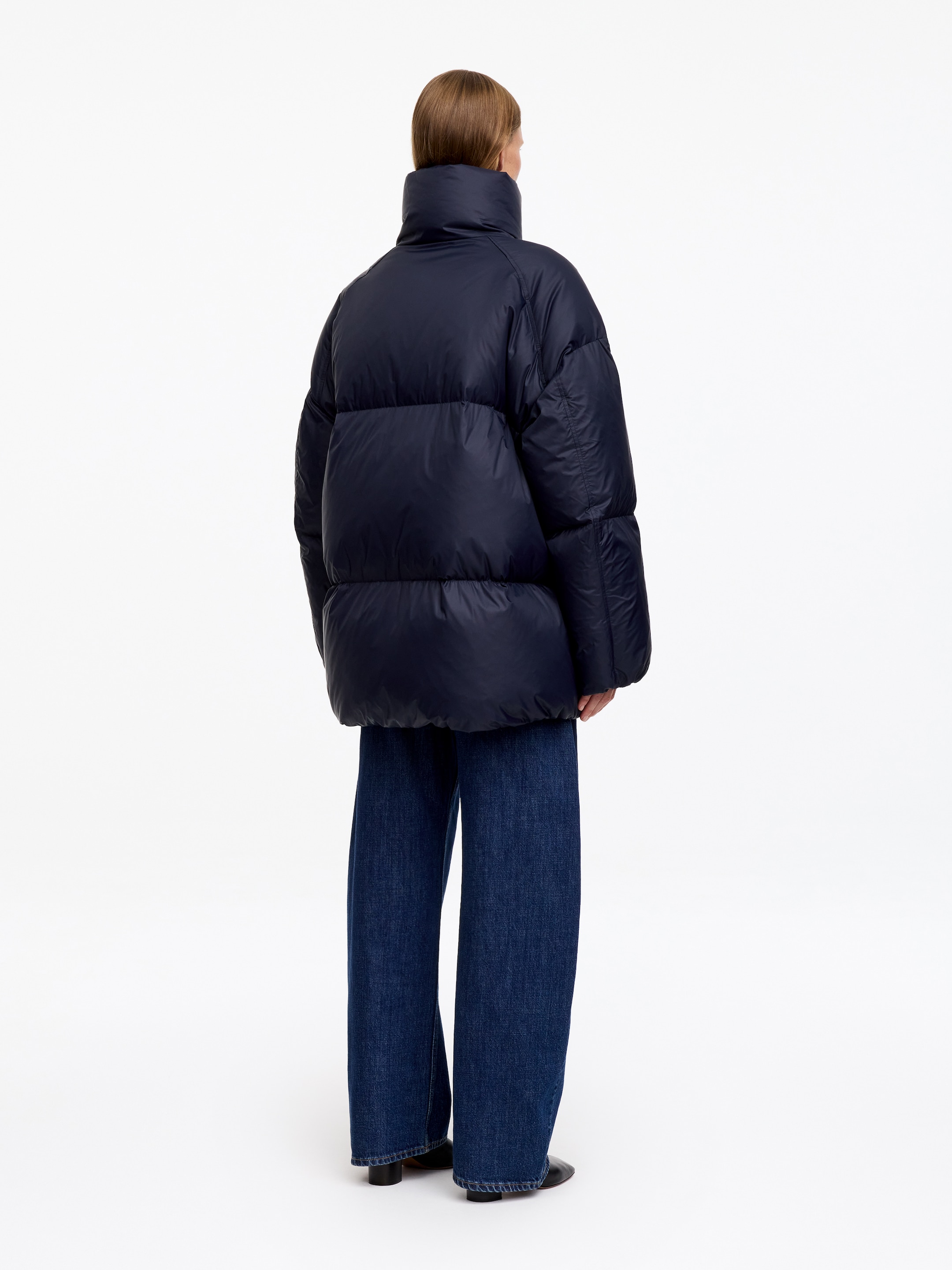 Upcycled Down™ Steppjacke - Dunkelblau - Oversize - women - StillMedia/Lookbook - 6