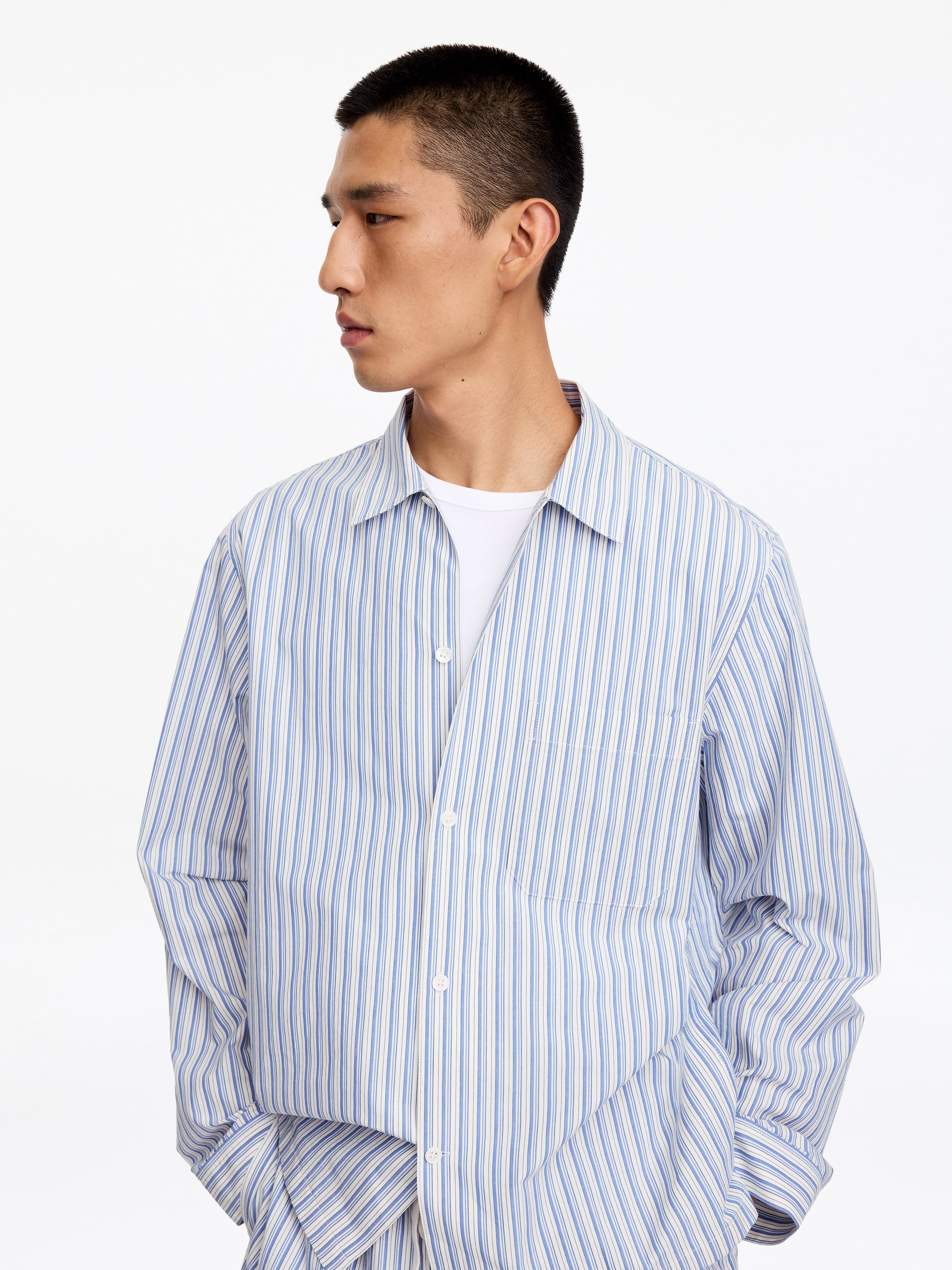 Camisa de pijama de rayas - Azul/rayas - Corte estándar - men - StillMedia/Lookbook - 3