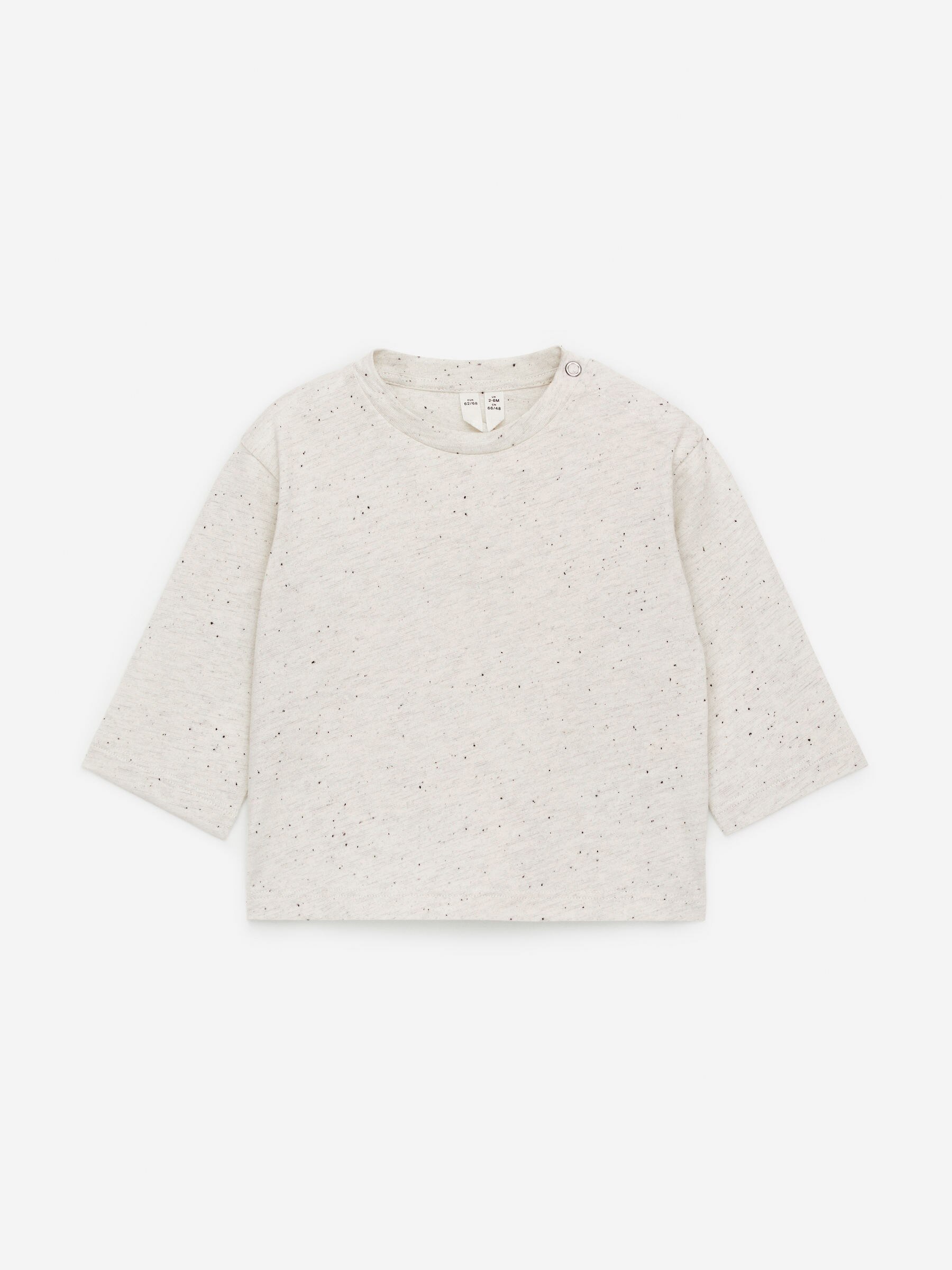 Langarmoberteil, 2er-Set - Cremeweiß/Noppen in Schwarz - Regular Fit - Kinder - StillMedia/DescriptiveStillLife - 3