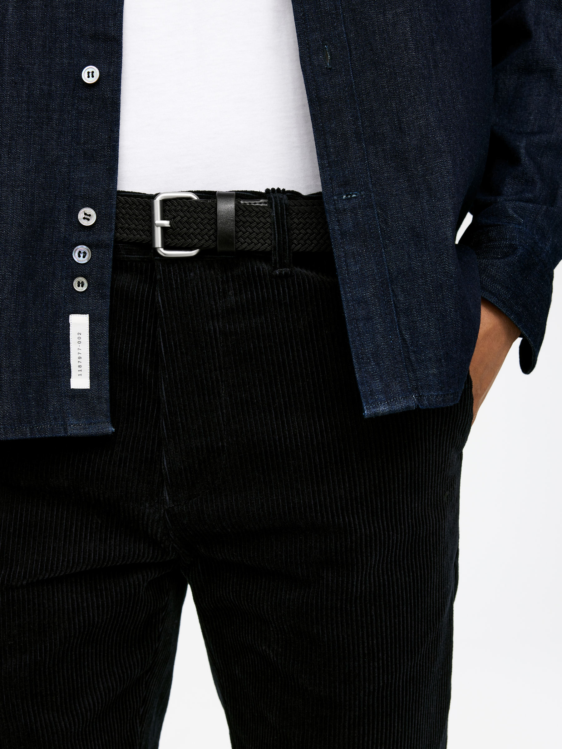 Ceinture en cuir tressée - Noir - Homme - StillMedia/Lookbook - 12