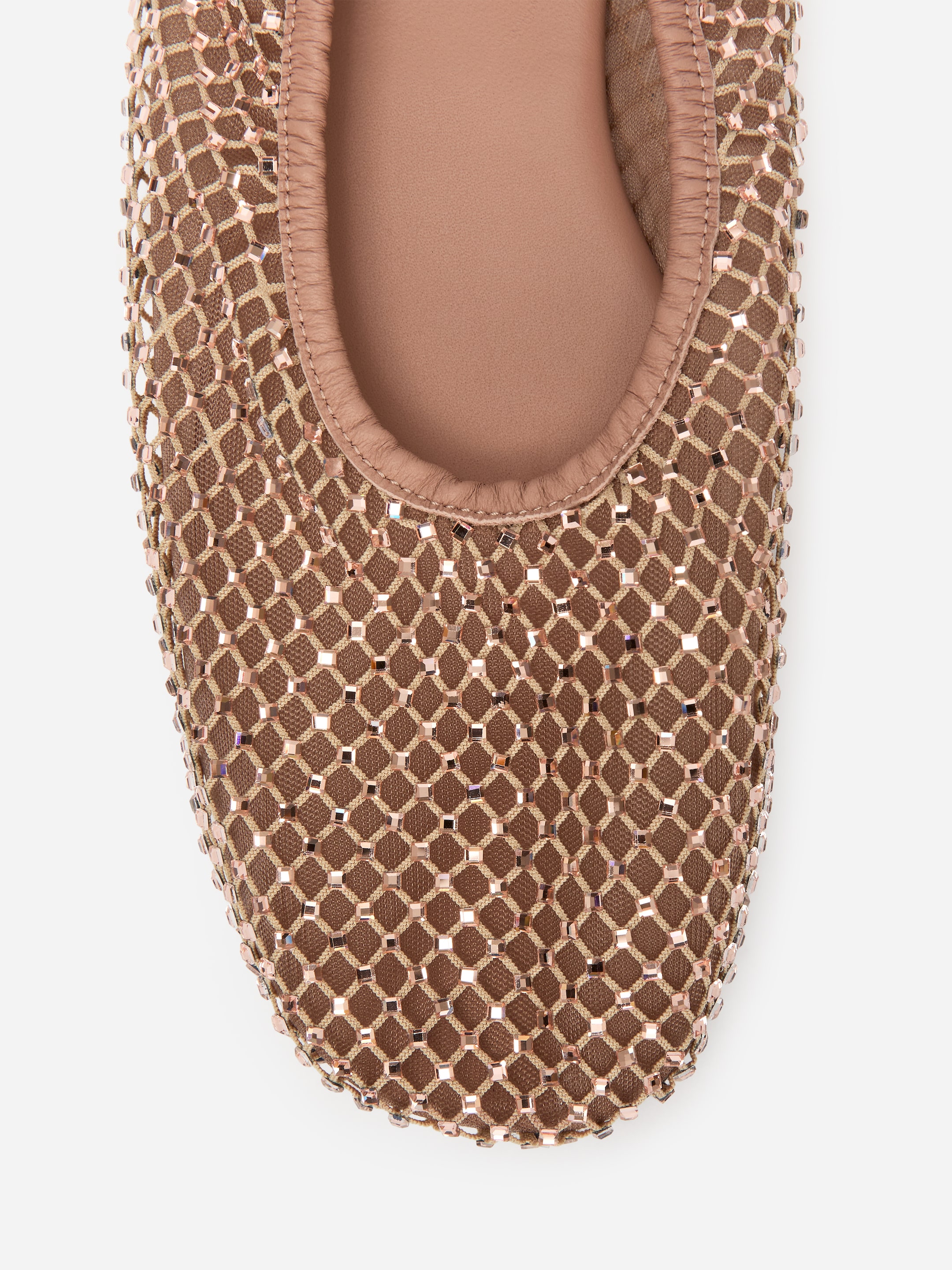 Ballerinaskor med strass - Beige - Women - StillMedia/DescriptiveDetail - 3
