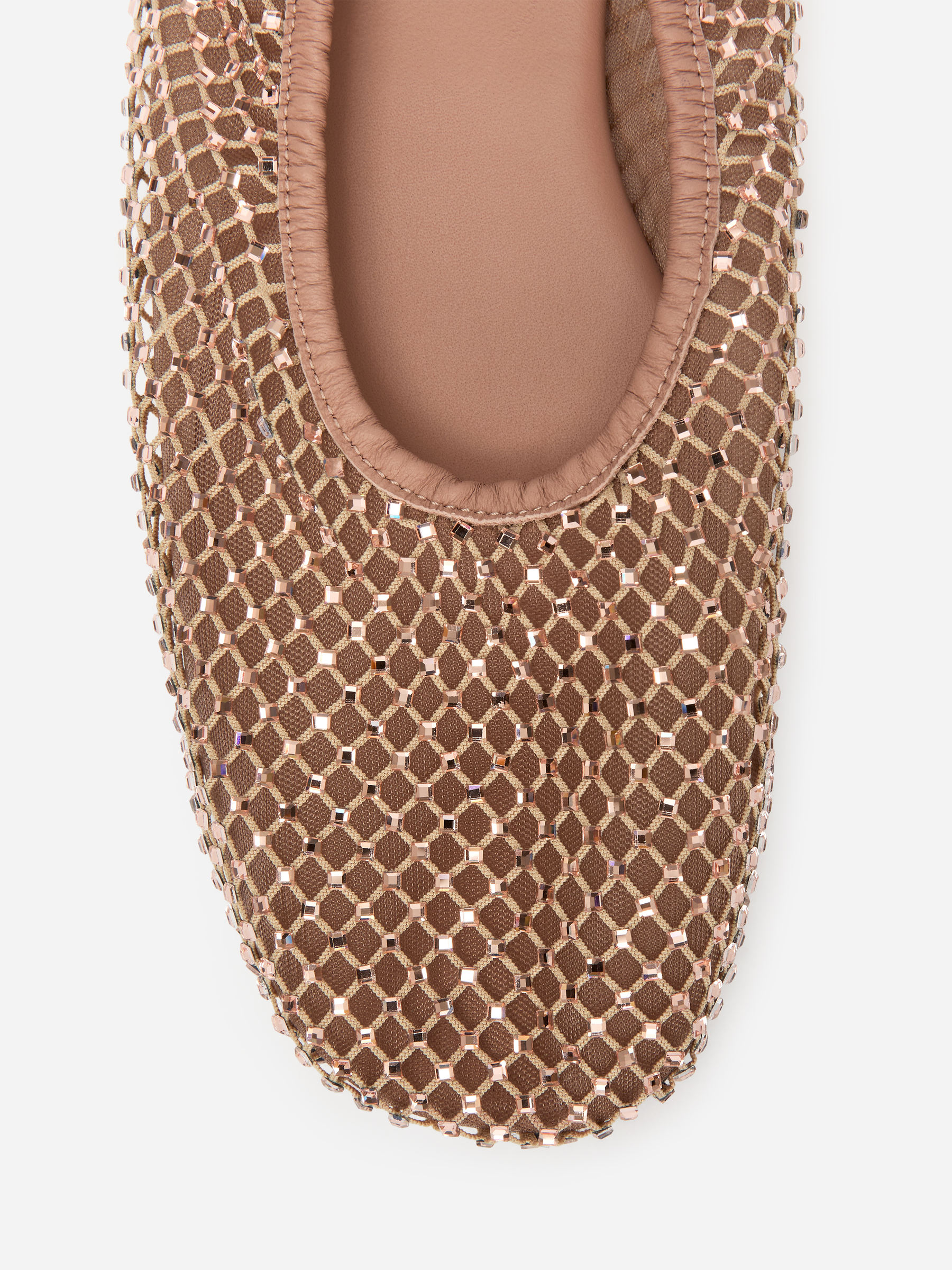 Ballerines en résille ornementée - Beige - Femme - StillMedia/DescriptiveDetail - 3