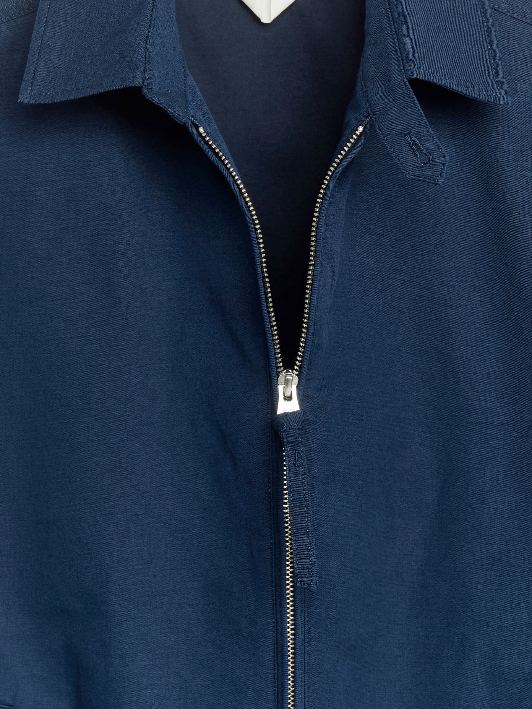 Blouson aus Baumwolle und Leinen - Blau - Regular Fit - Herren - StillMedia/DescriptiveDetail - 1