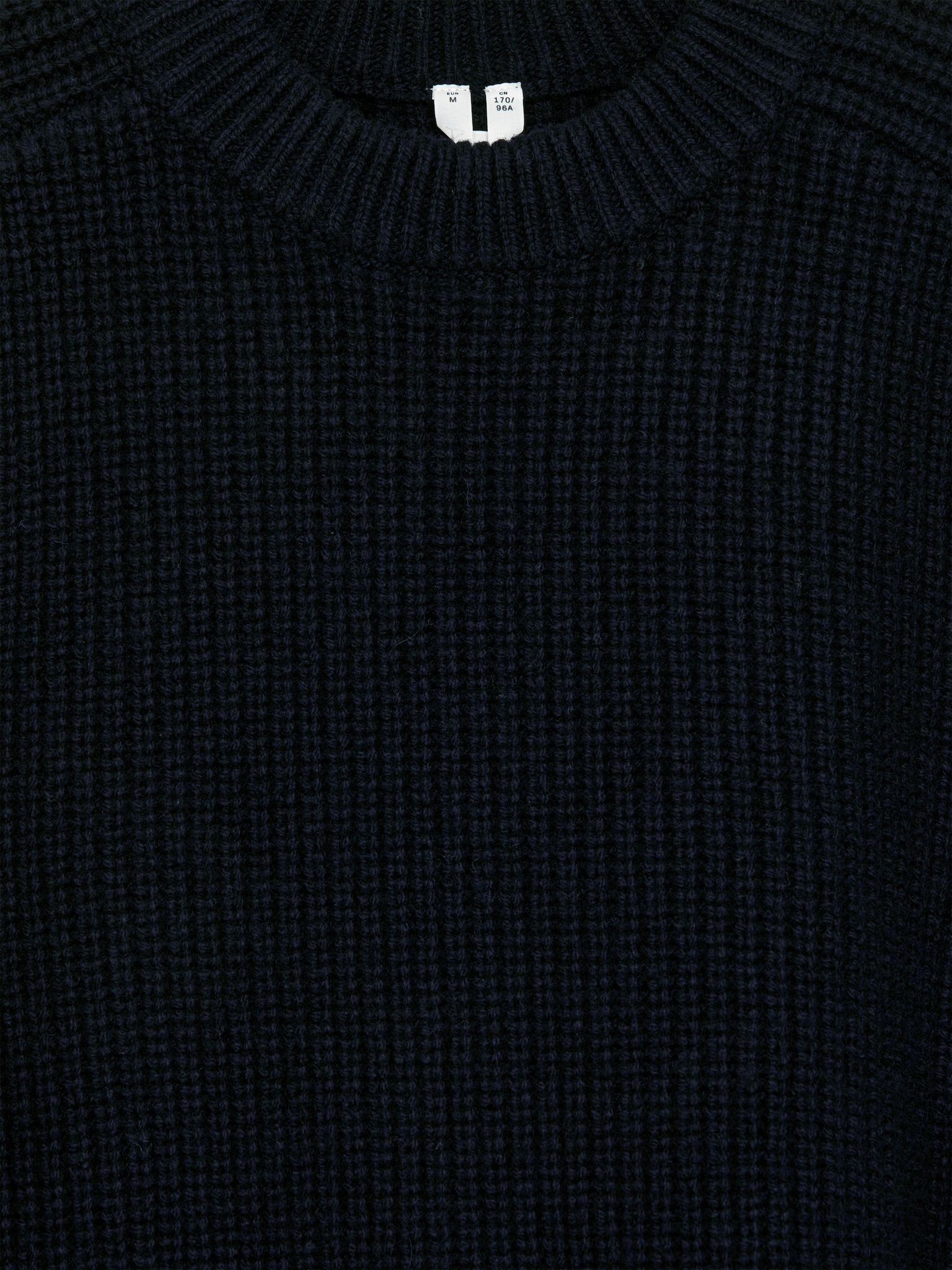 Merino Jumper - Dark Blue/Dark Grey - 2