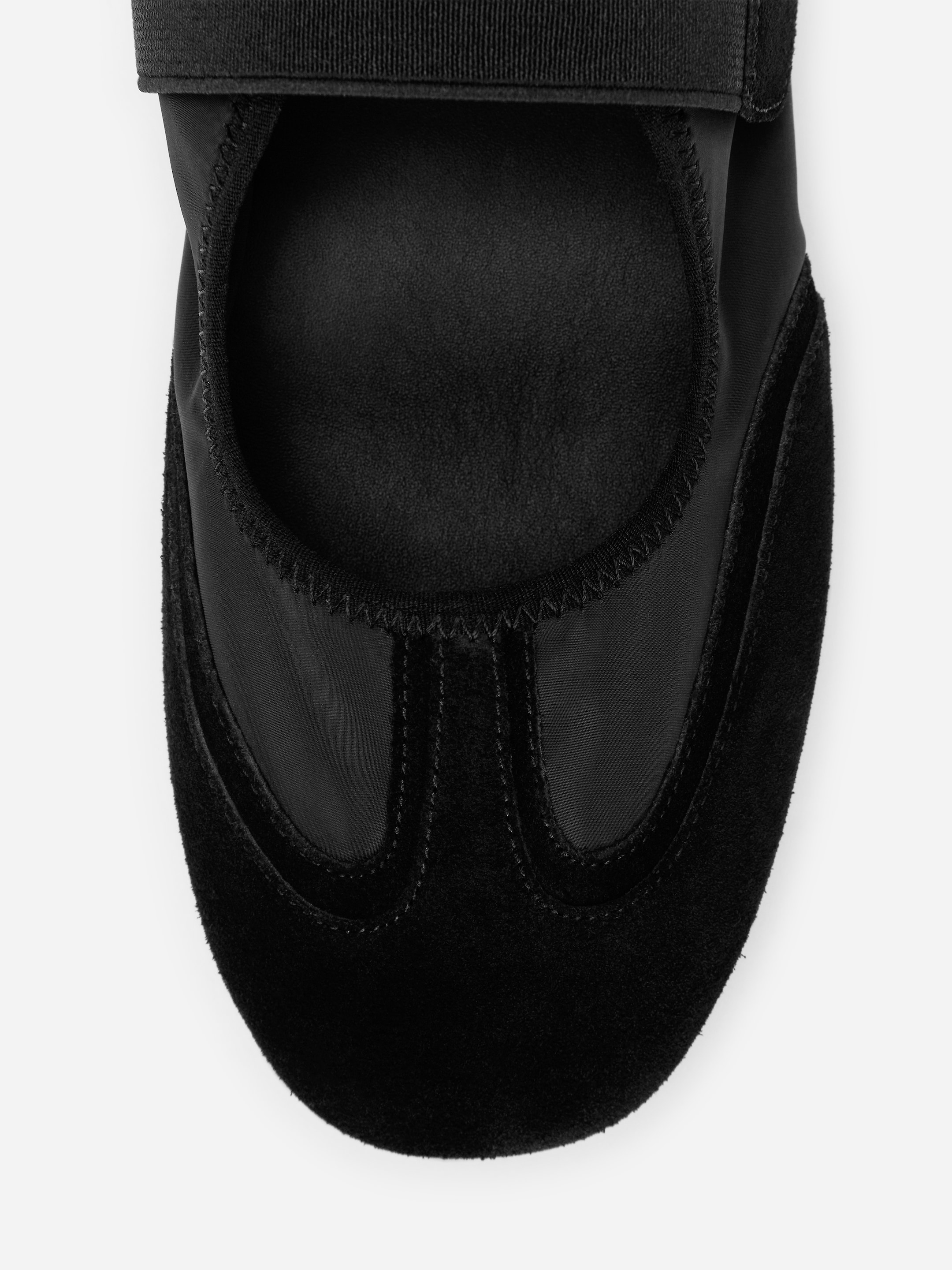 Suede Nylon Mary Janes - Black - Women - StillMedia/DescriptiveDetail - 2