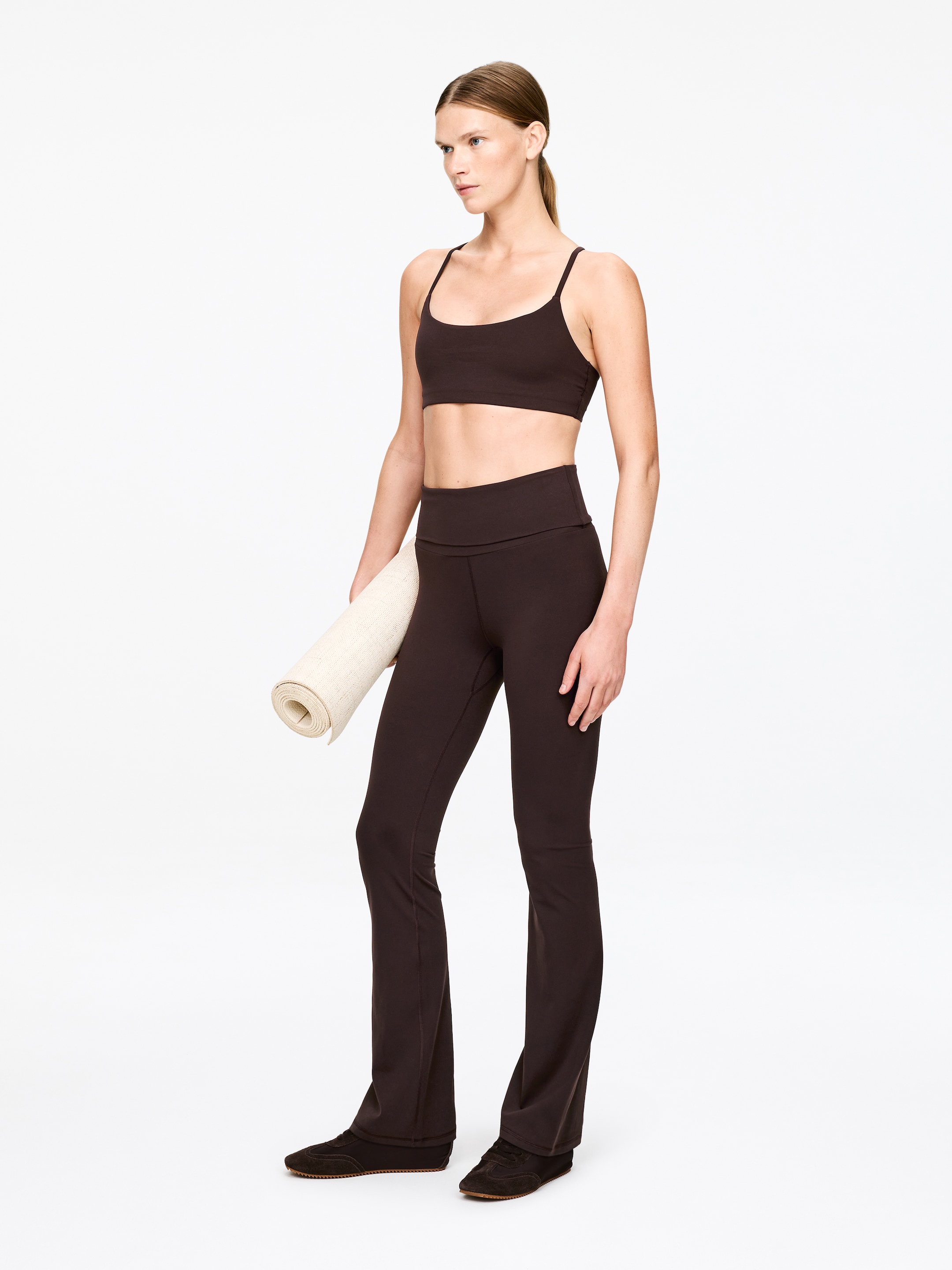 Bootcut leggings - Brun - Slim fit - Women - StillMedia/Lookbook - 6
