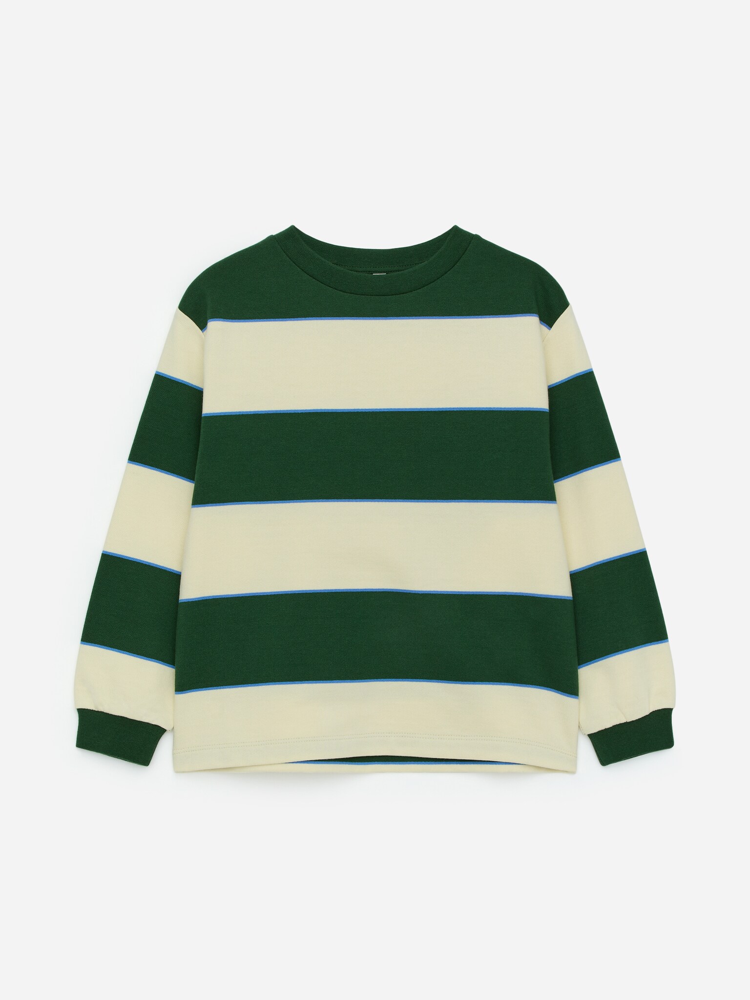 Sweatshirt i frotté - Grøn/multifarvet/Grøn/råhvid/Lyseblå/orange