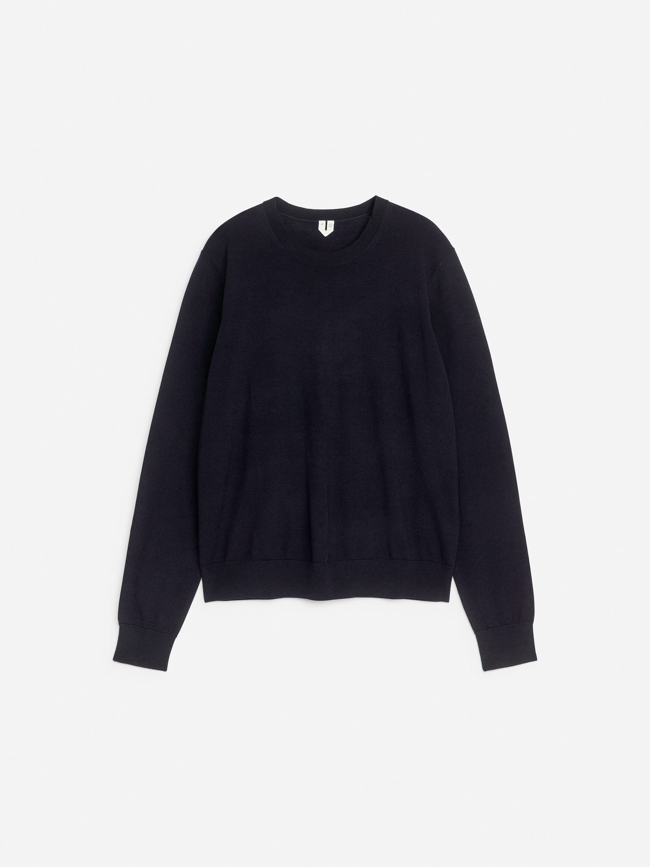 Fine-Knit Merino Jumper - Dark Blue - Regular fit - Women - StillMedia/DescriptiveStillLife - 1